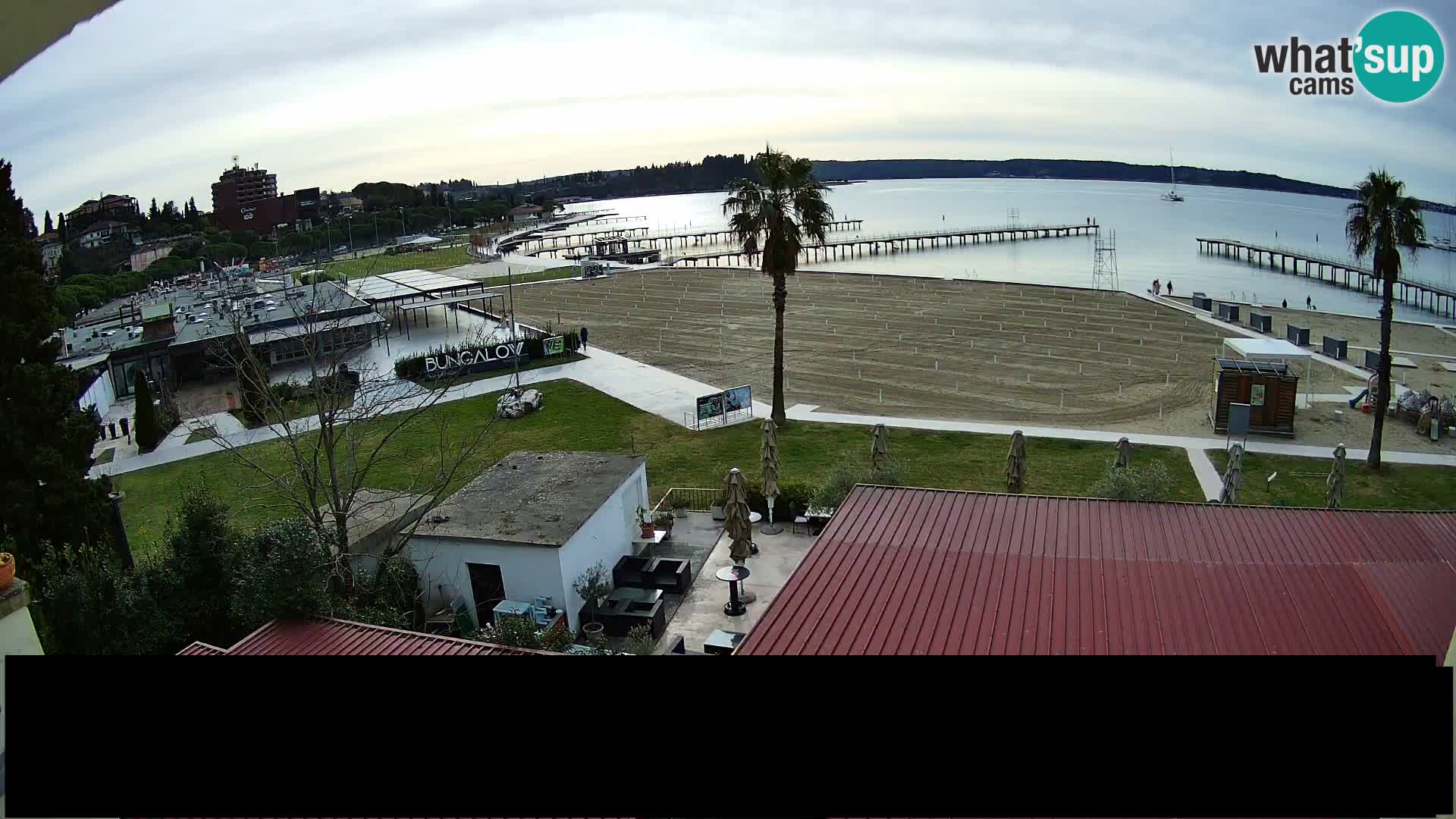 Plage Portorož live cam