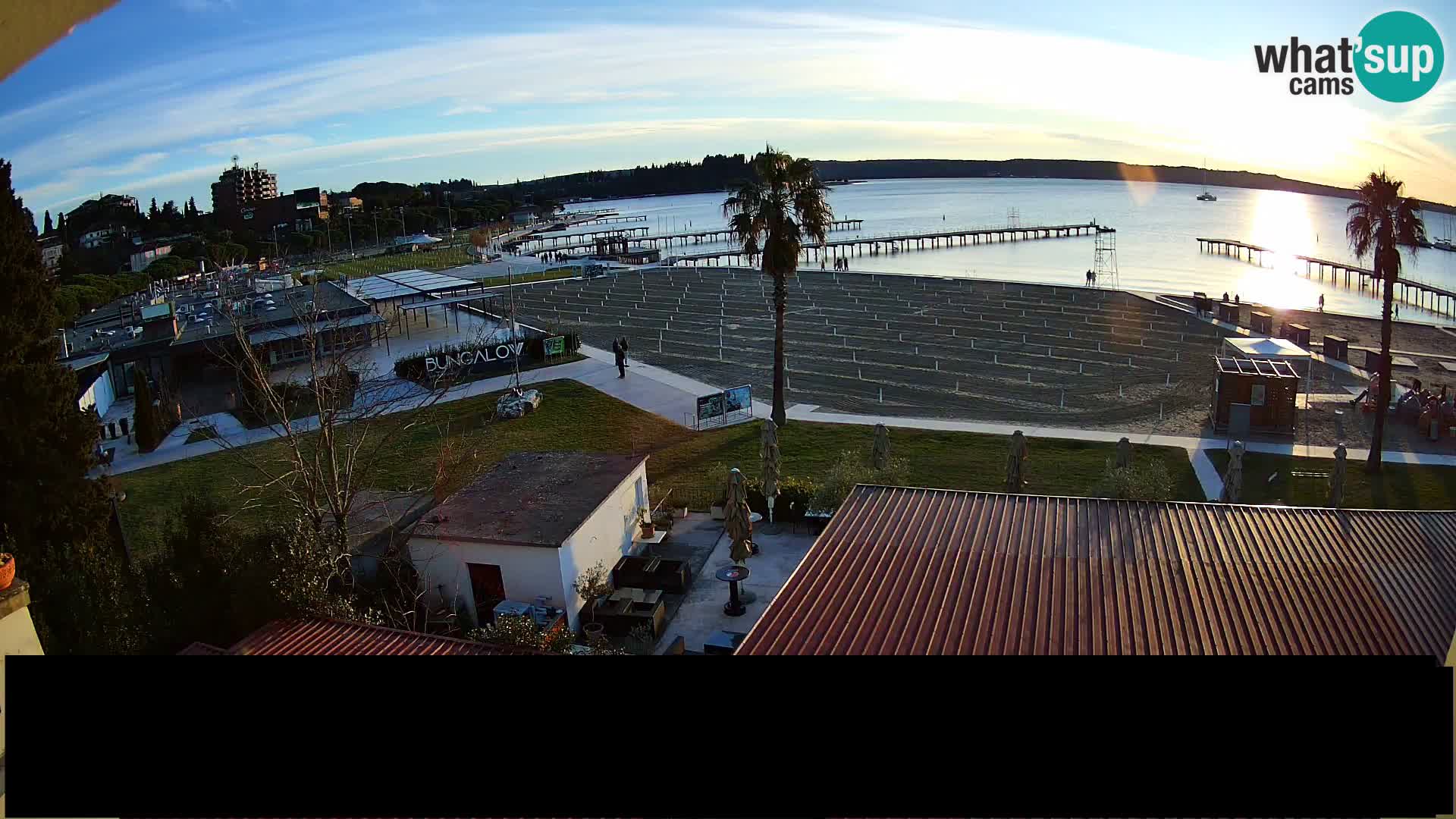 Webcam live Plage Portorož – Caffe Karamela