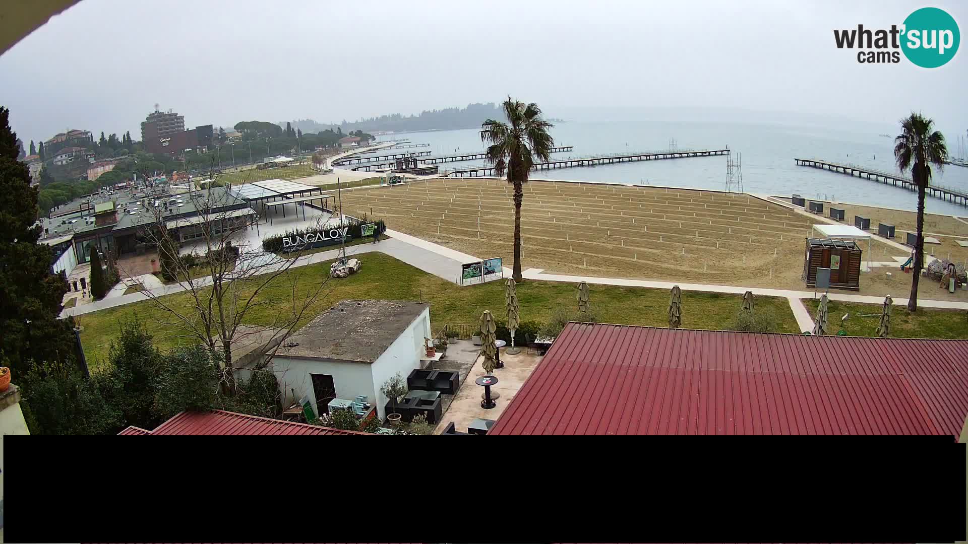 Spiaggia di Portorose live webcam