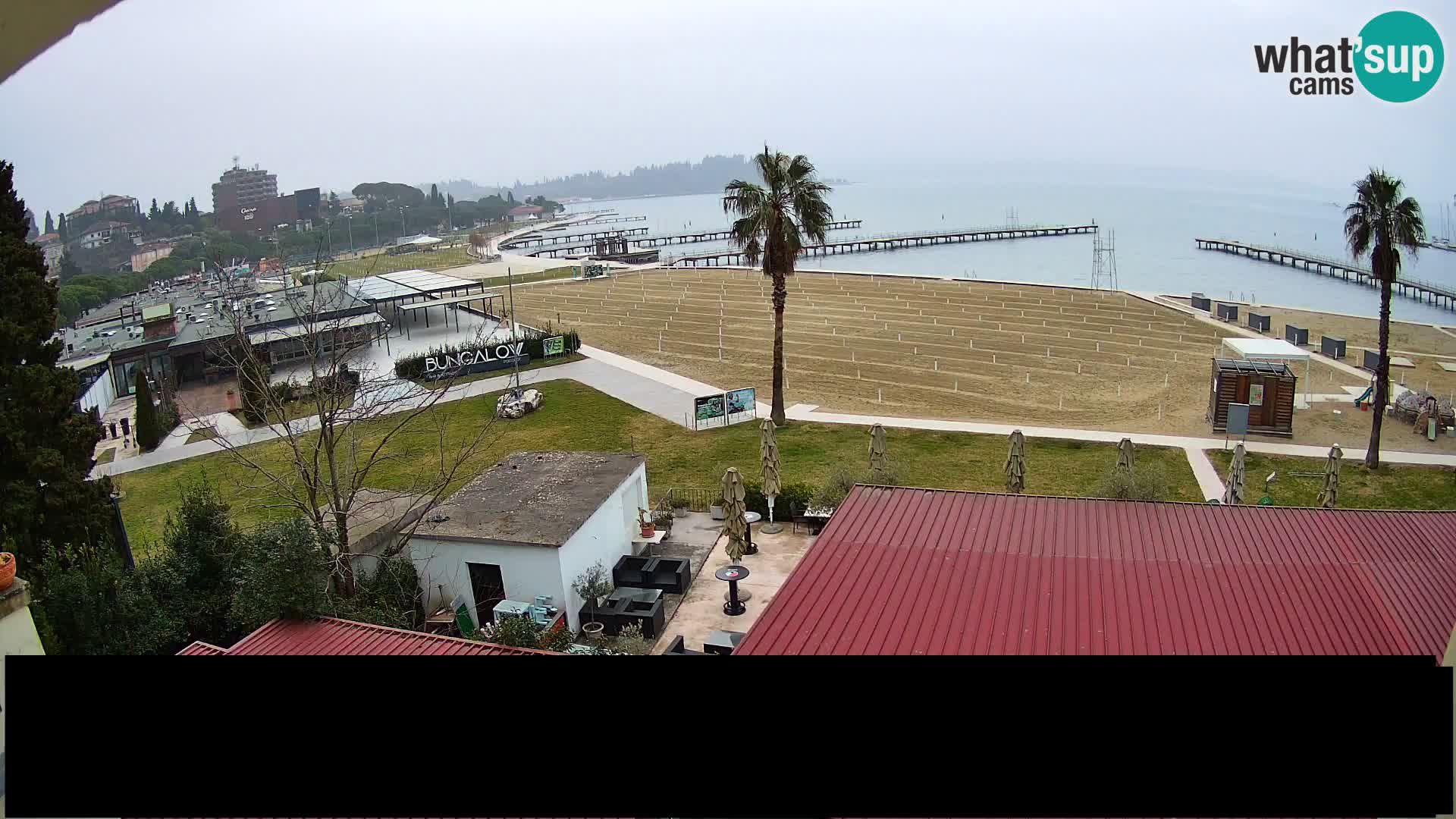 Webcam live Plage Portorož – Caffe Karamela