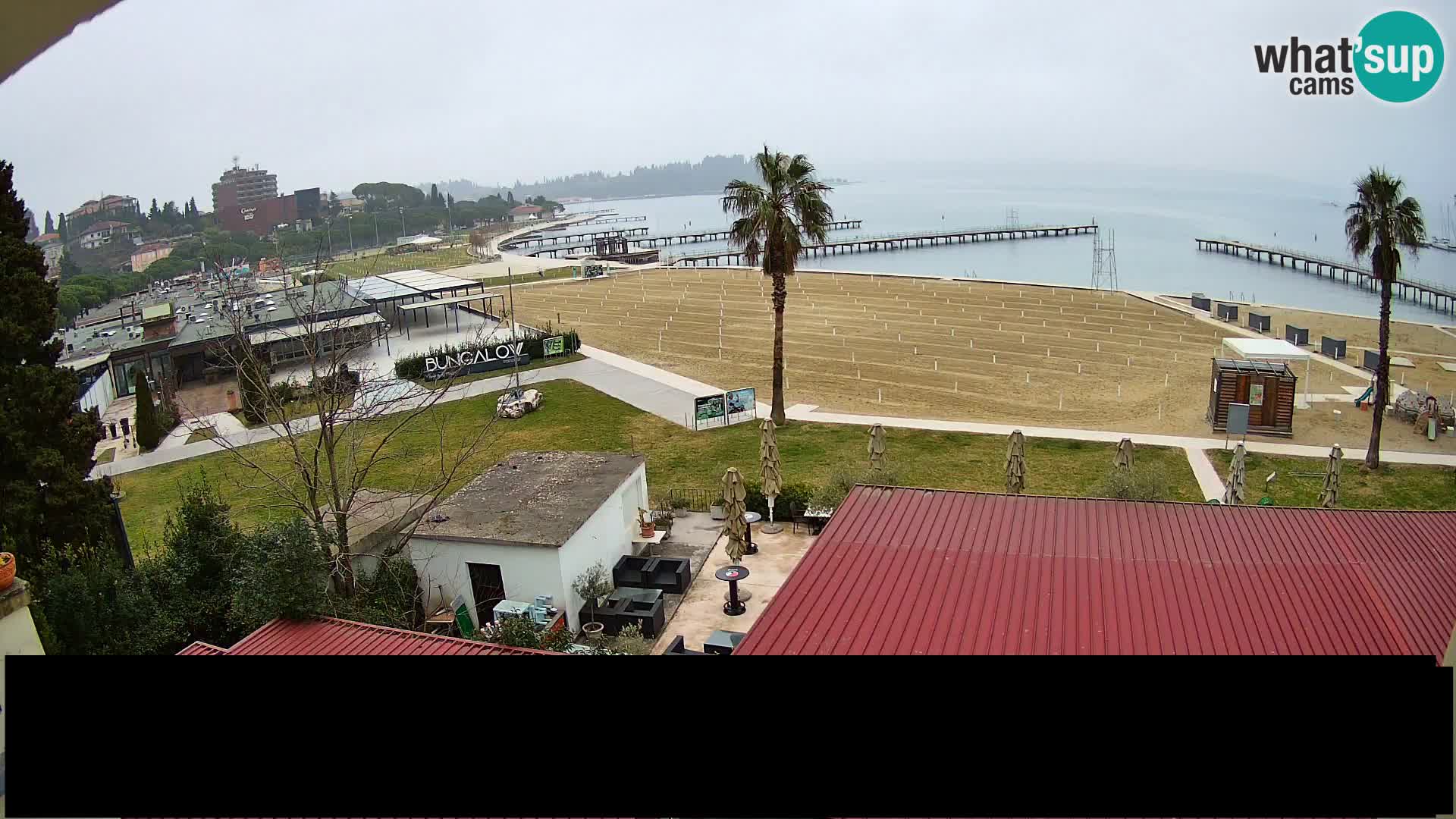 Spiaggia di Portorose live webcam