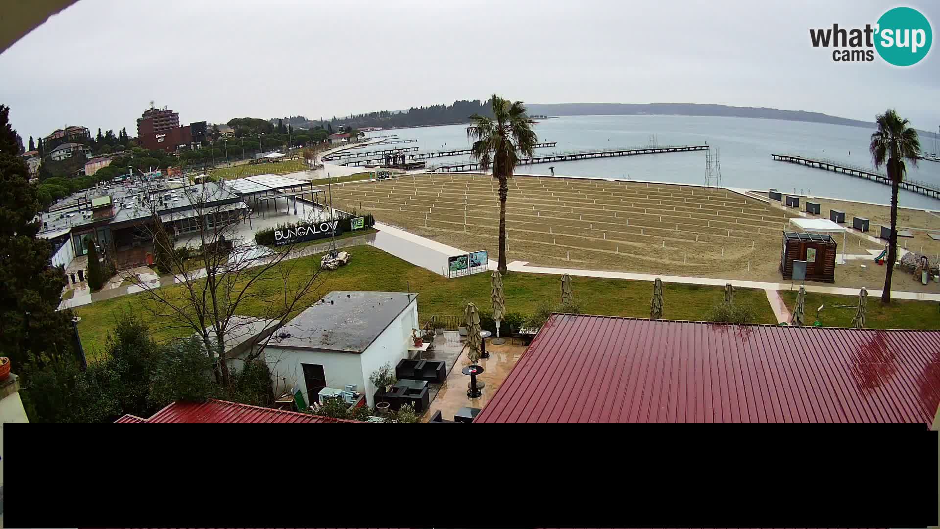 Webcam live Playa Portorož – Caffe Karamela