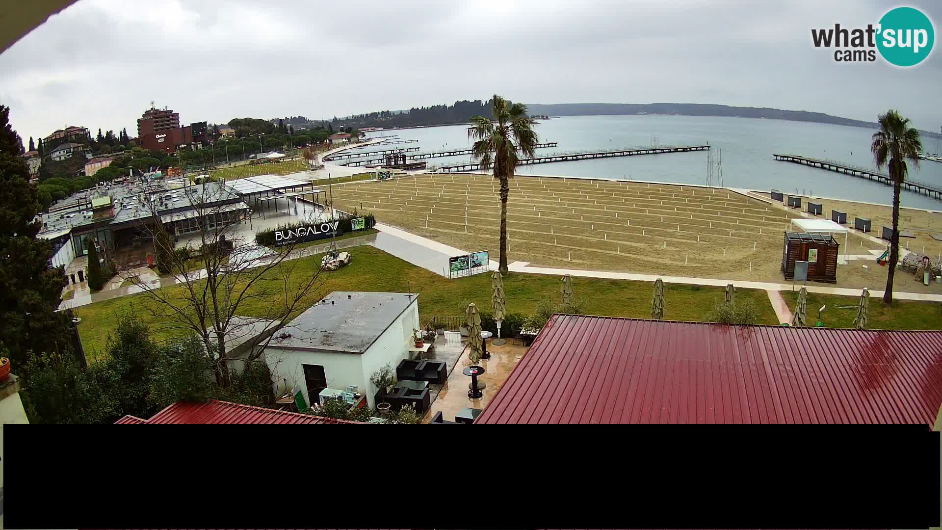 Spiaggia di Portorose live webcam