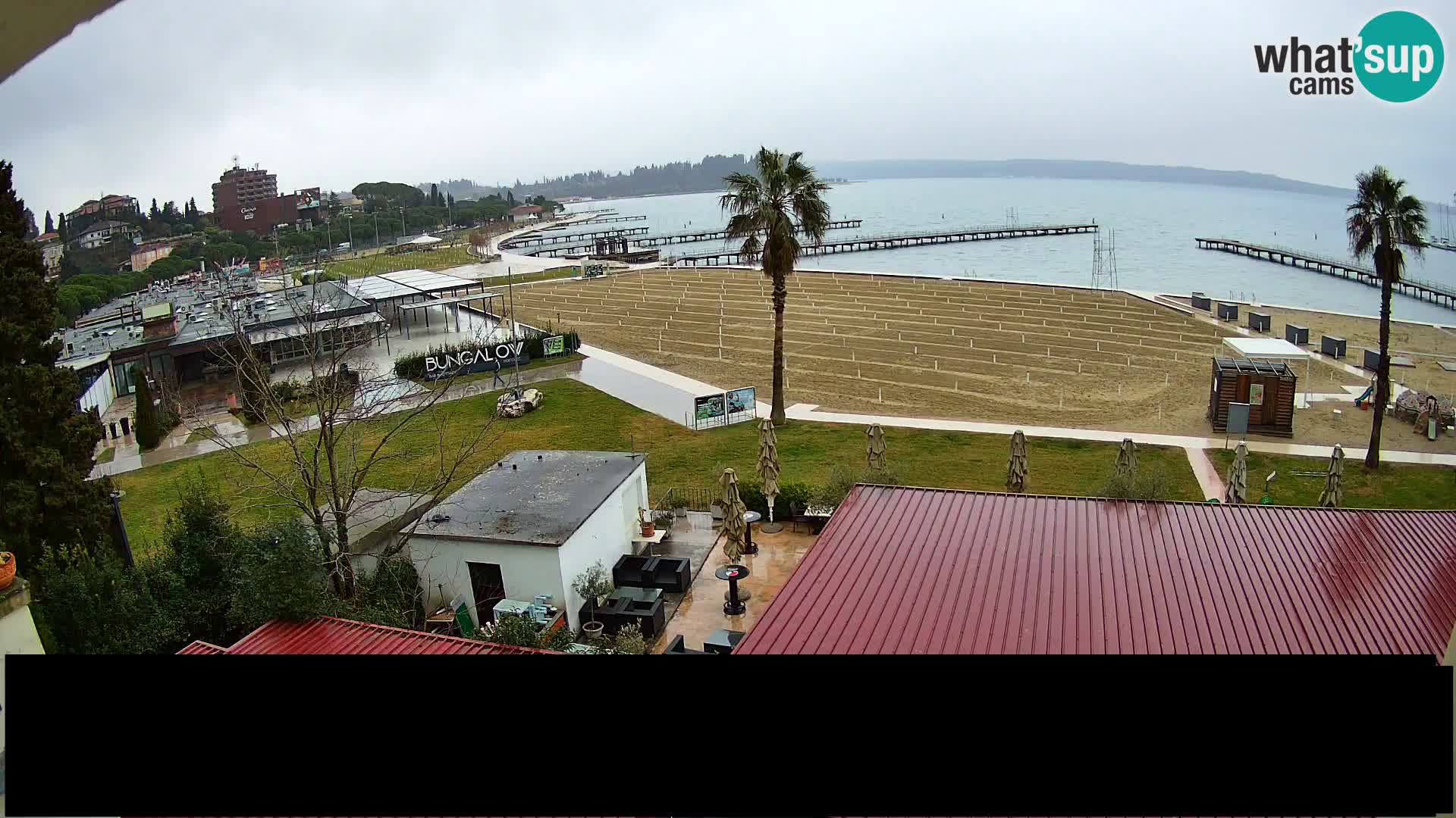 Webcam live Playa Portorož – Caffe Karamela