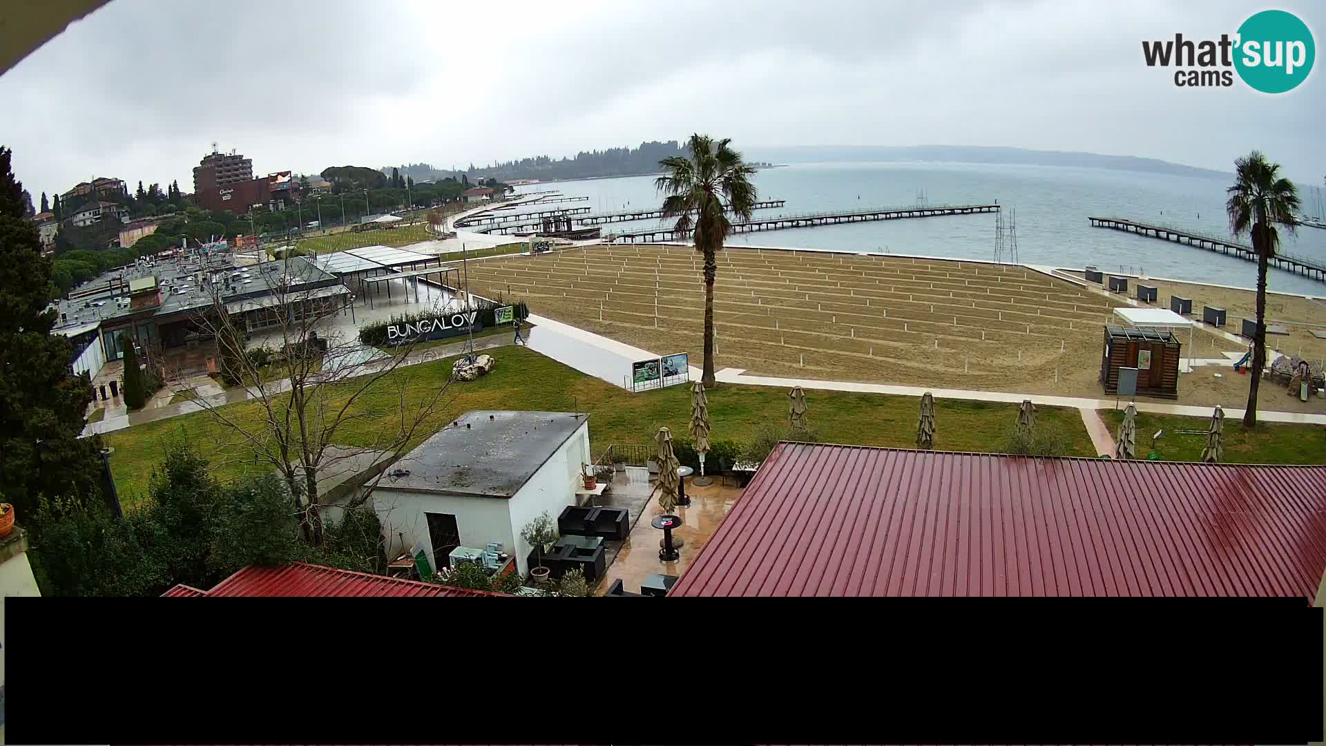 Plage Portorož live cam