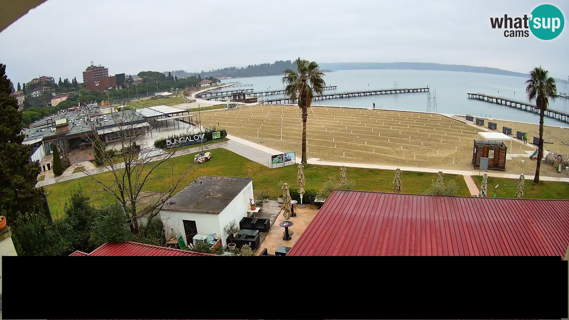 Plage Portorož live cam