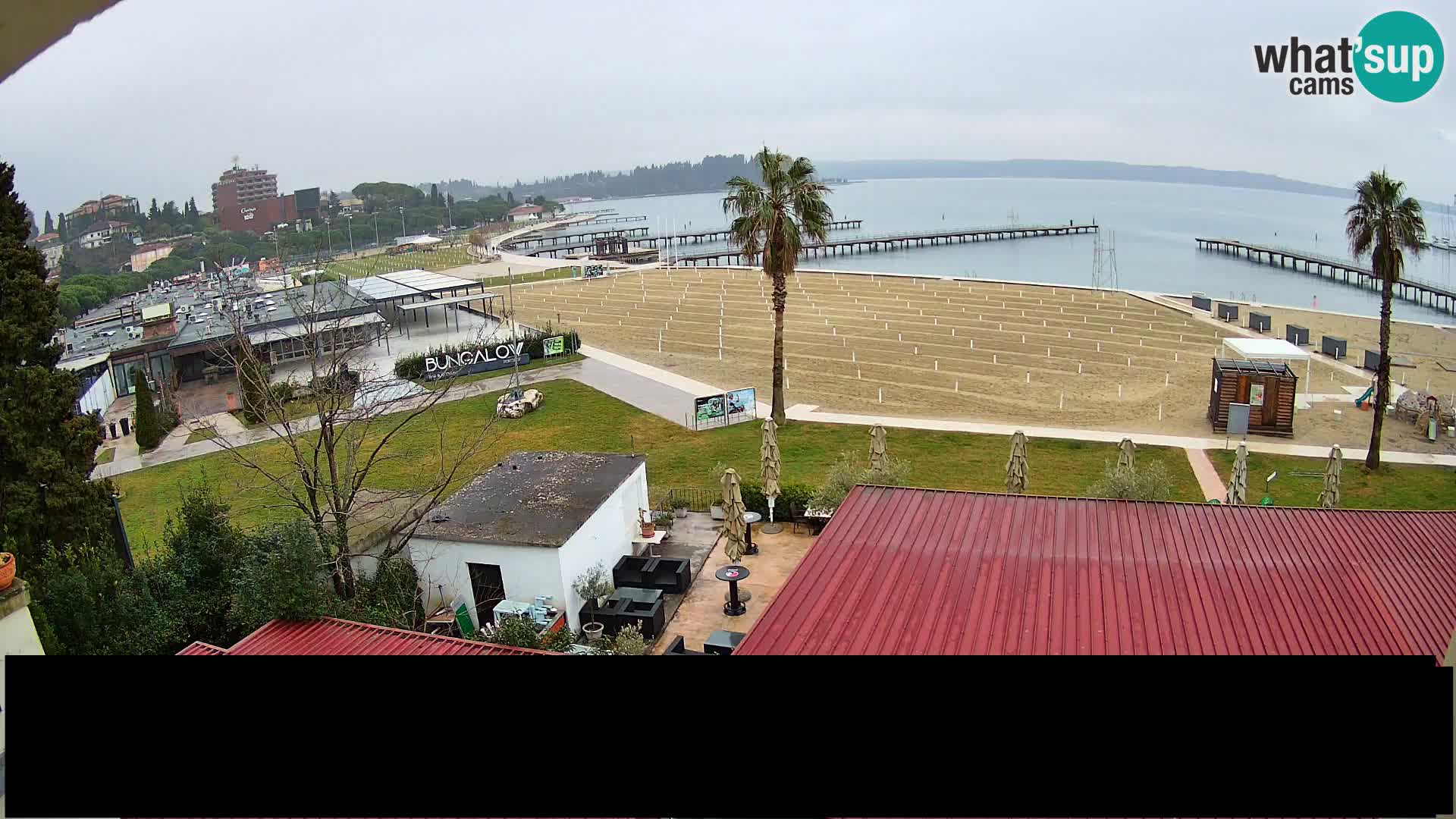 Webcam live Plage Portorož – Caffe Karamela