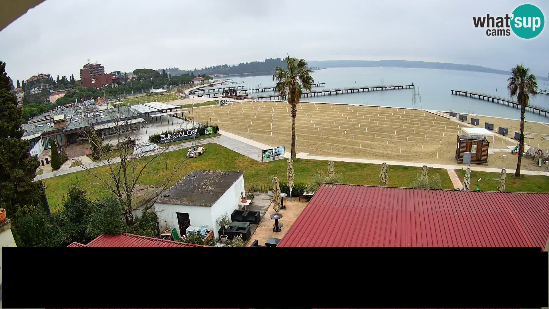 Webcam live Plage Portorož – Caffe Karamela