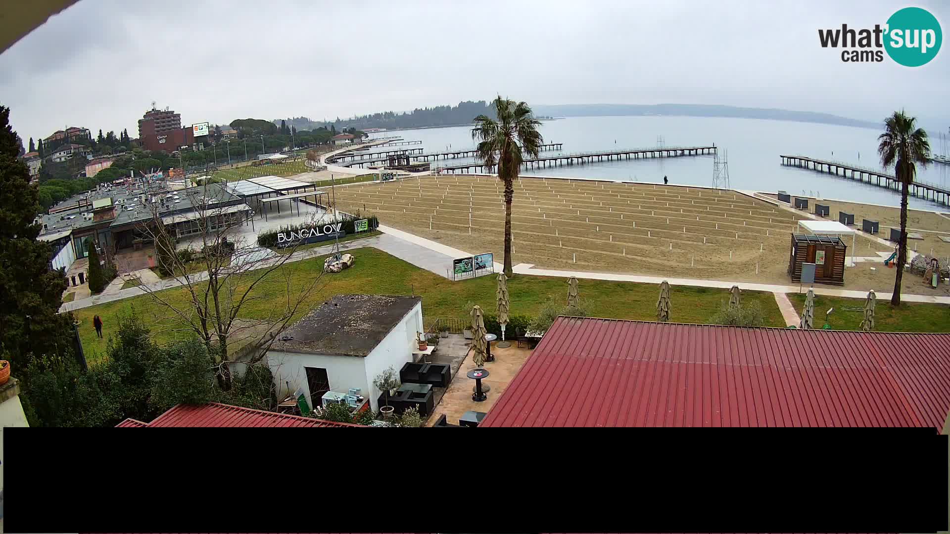 Webcam live Playa Portorož – Caffe Karamela