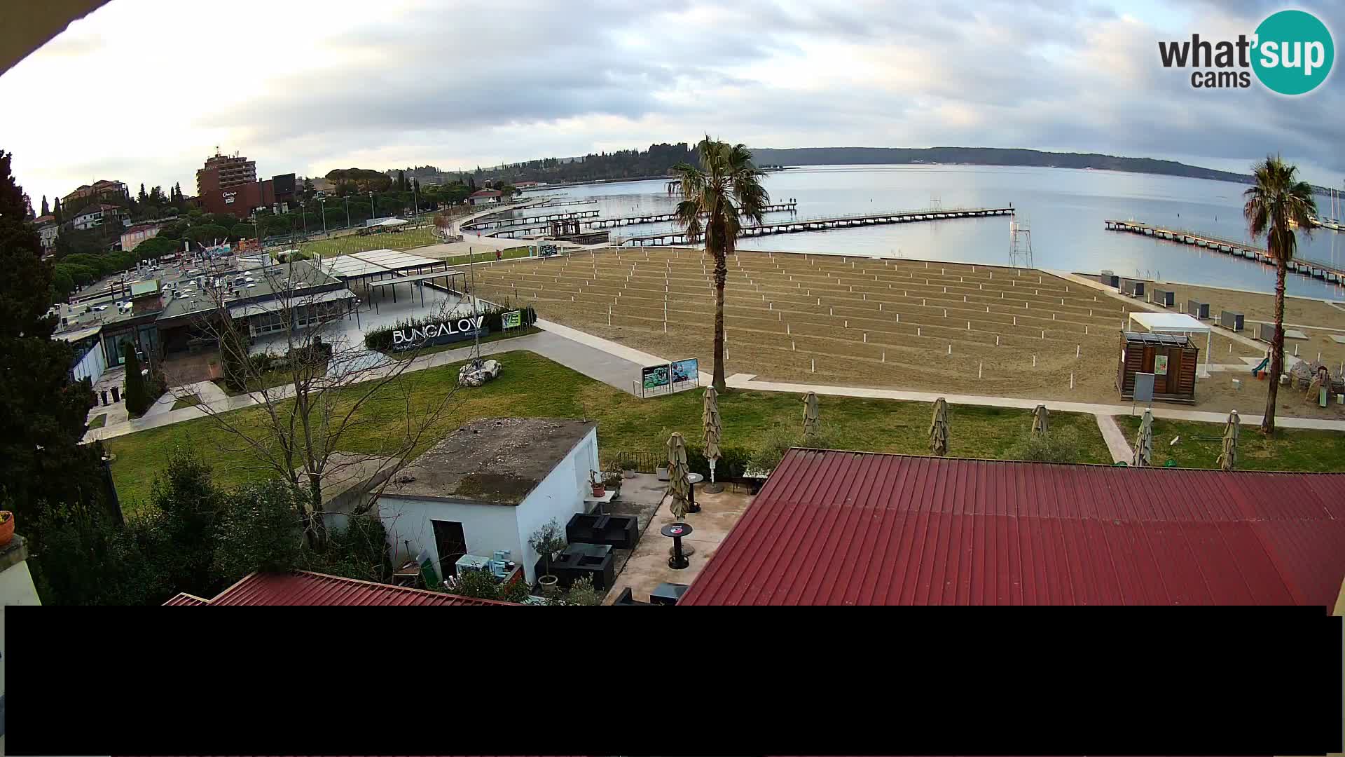 Webcam Live Playa de Portorož