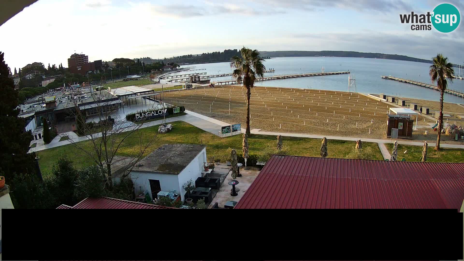 Spiaggia di Portorose live webcam