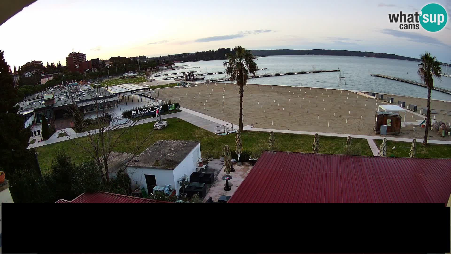 Webcam Live Strand in Portorož