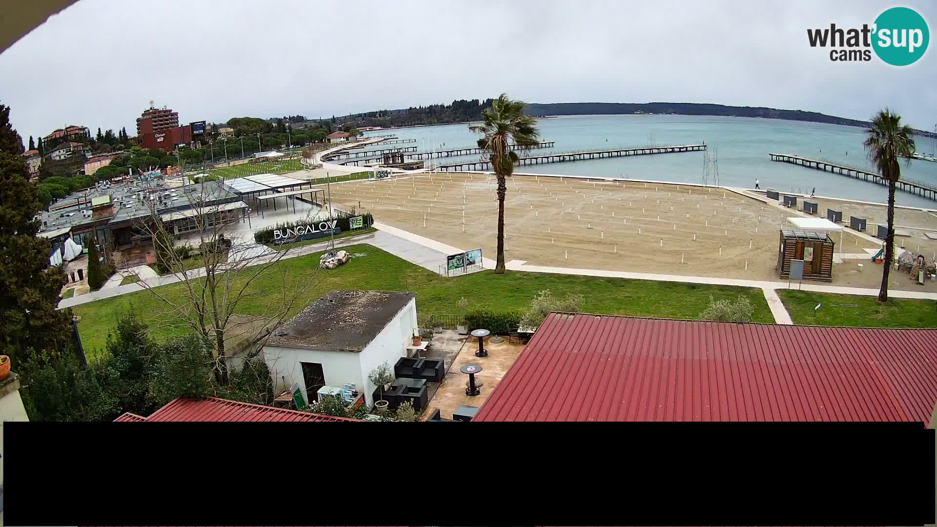 Webcam Live Strand in Portorož