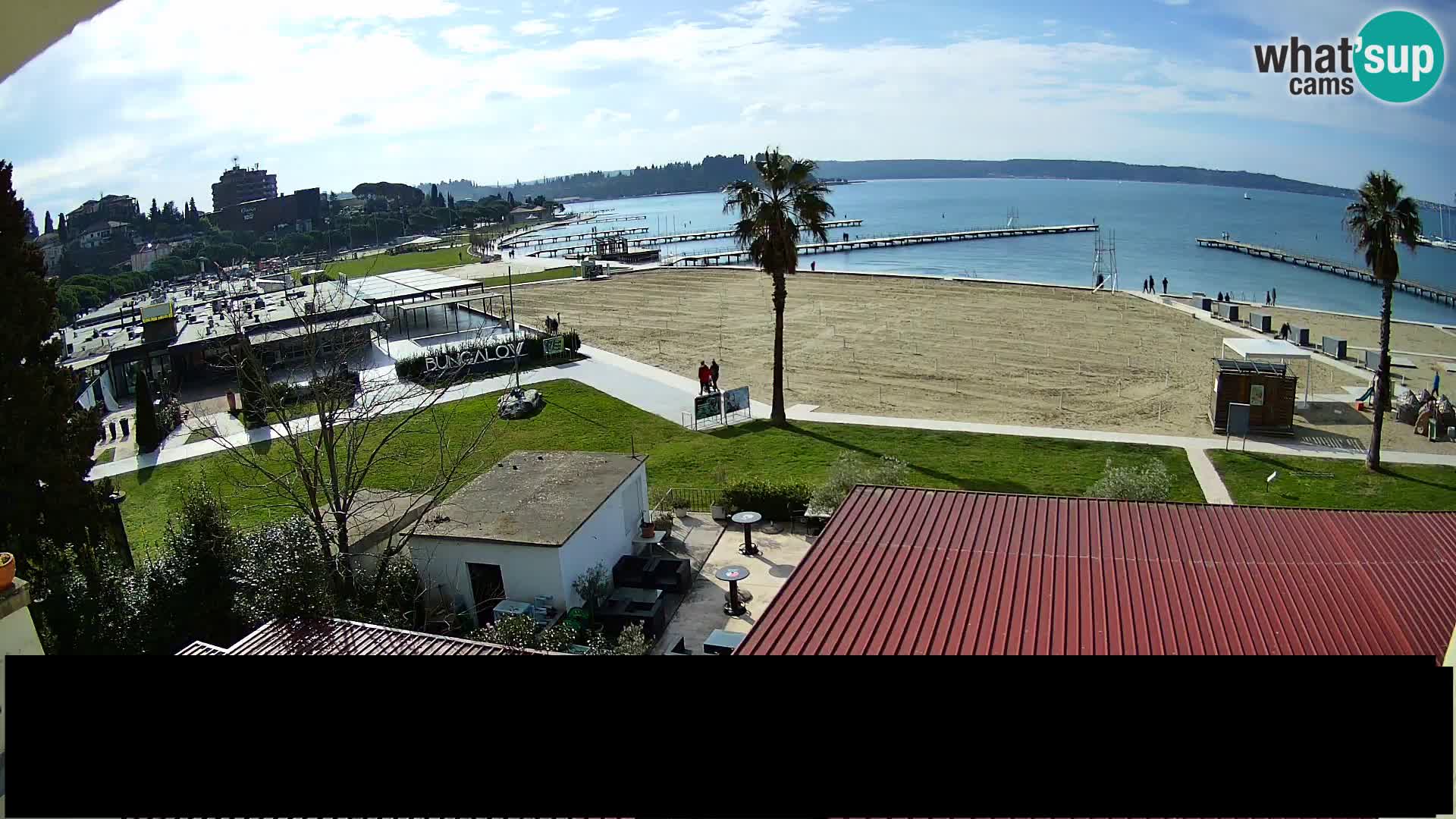 Plage Portorož live cam