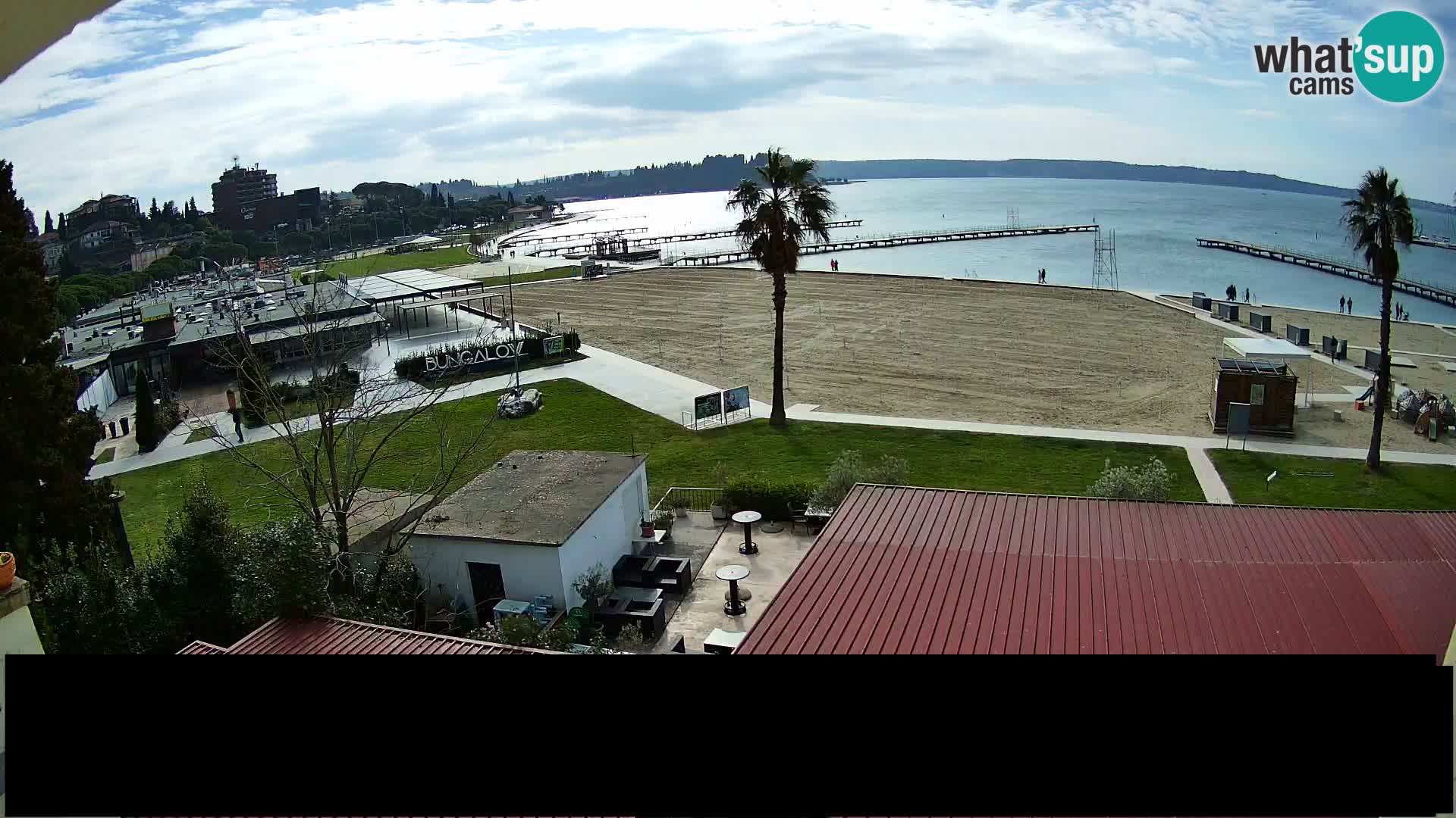 Plage Portorož live cam