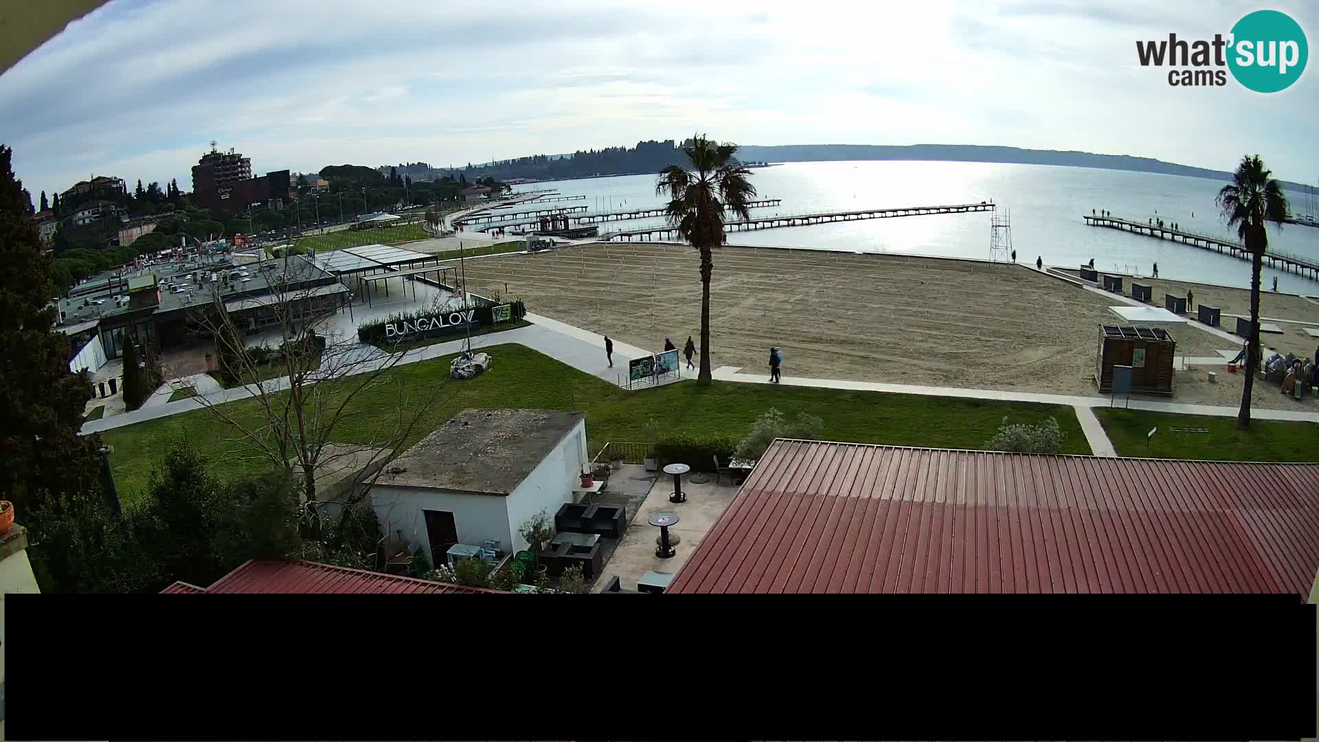 Webcam live Playa Portorož – Caffe Karamela