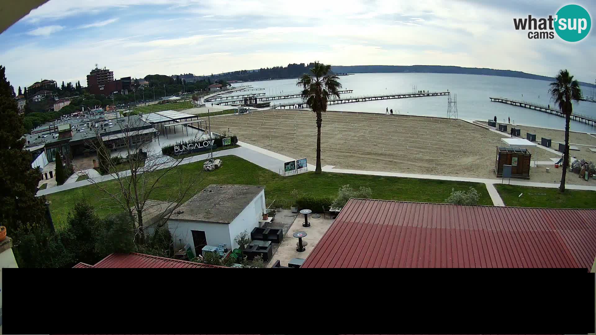 Playa Portorož camera en vivo