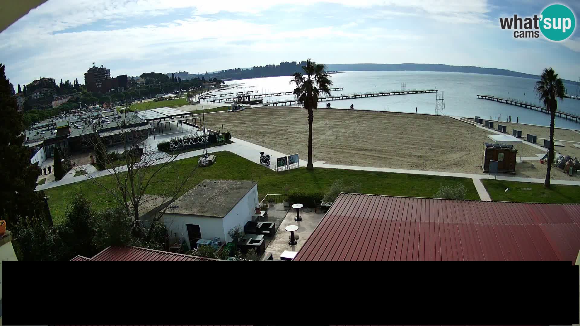 Playa Portorož camera en vivo