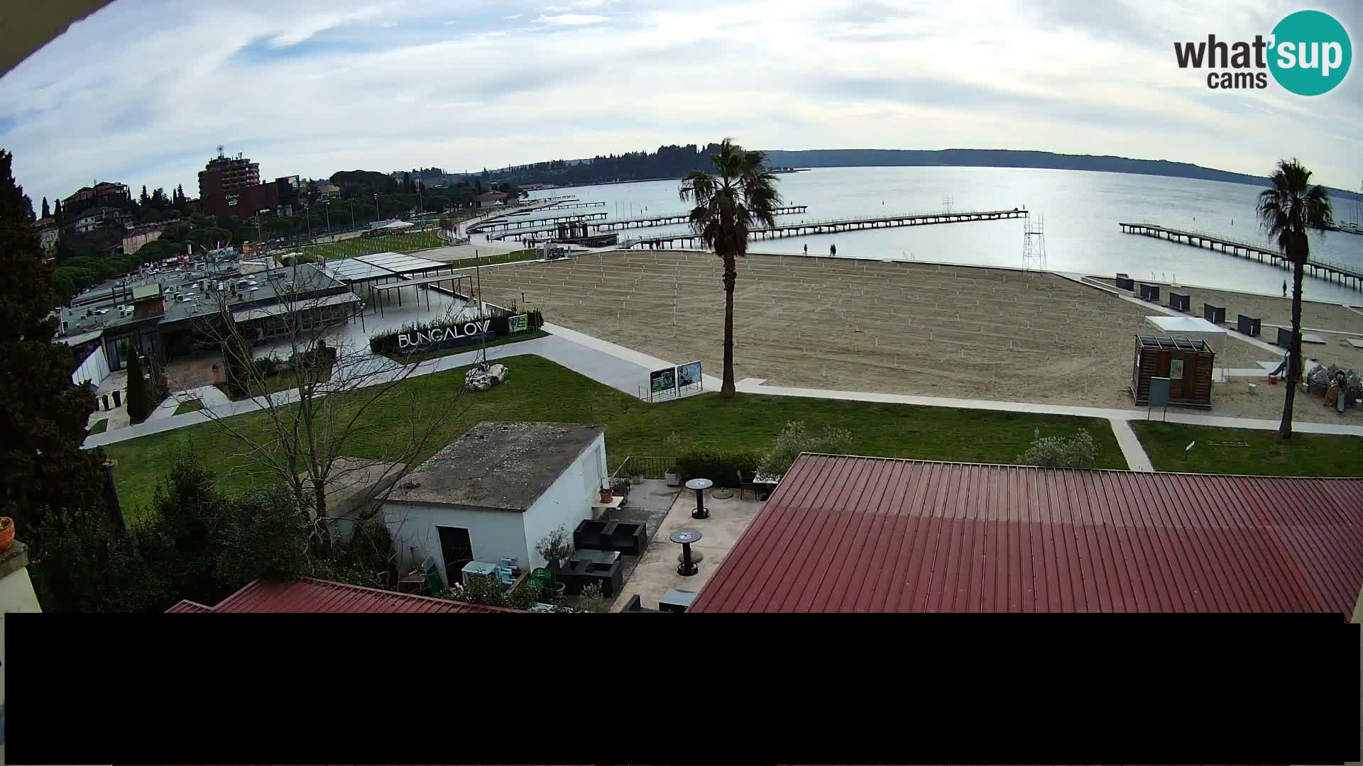 Webcam live Plage Portorož – Caffe Karamela