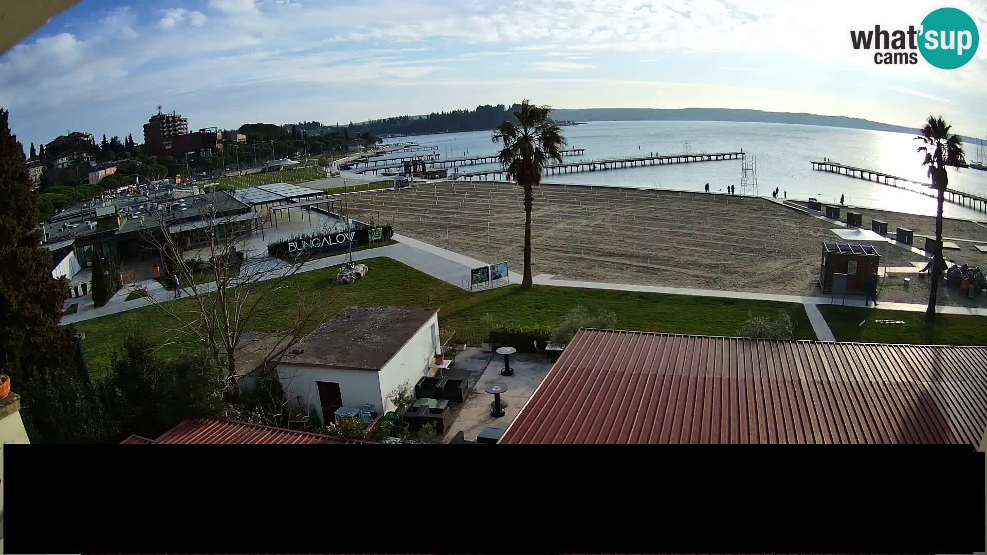 Webcam live Playa Portorož – Caffe Karamela