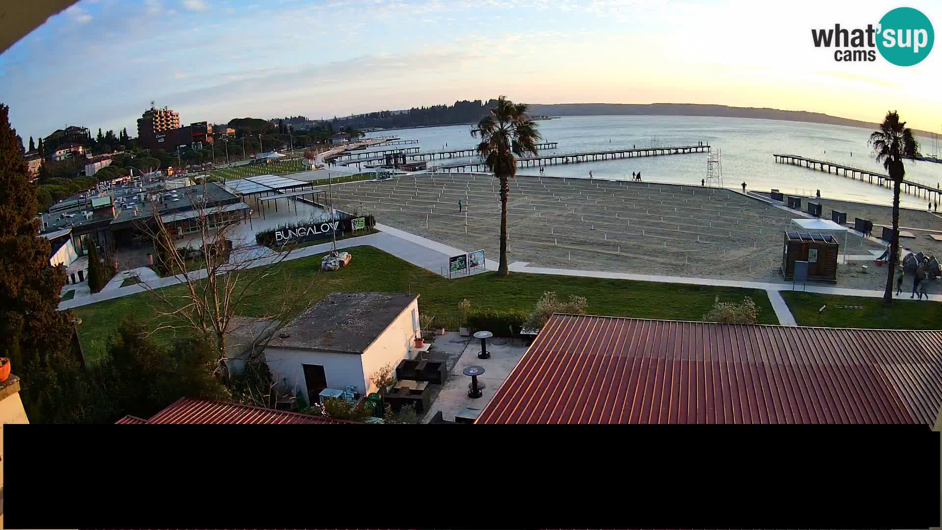 Webcam Live Playa de Portorož