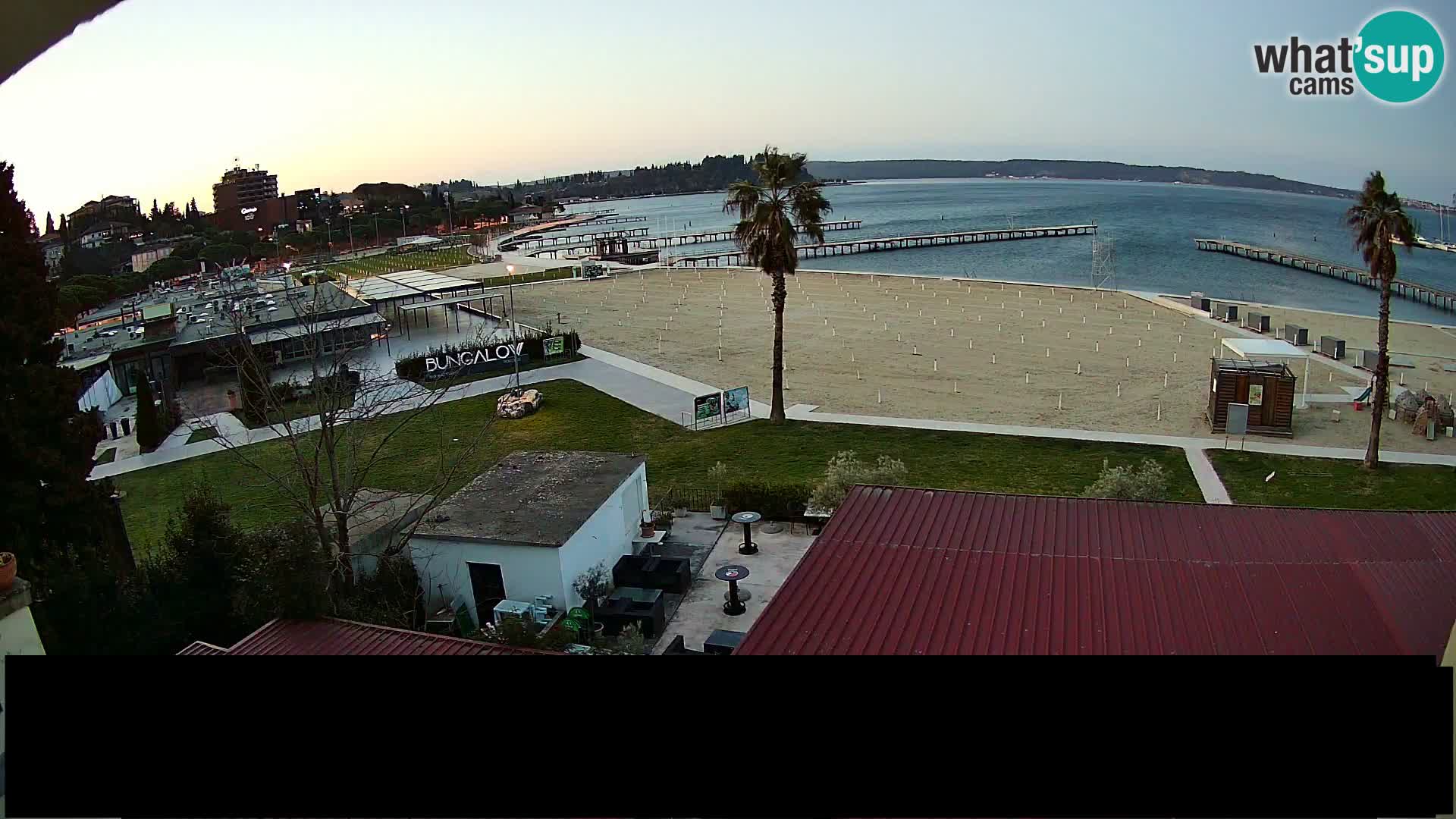 Plage Portorož live cam