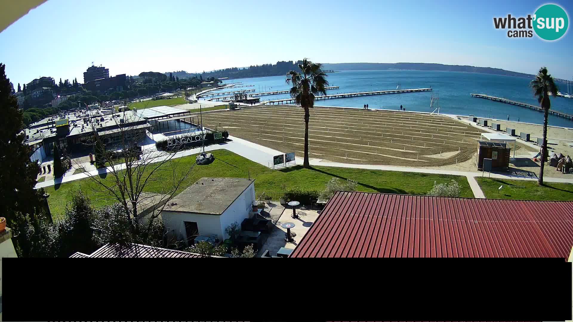 Spiaggia di Portorose live webcam