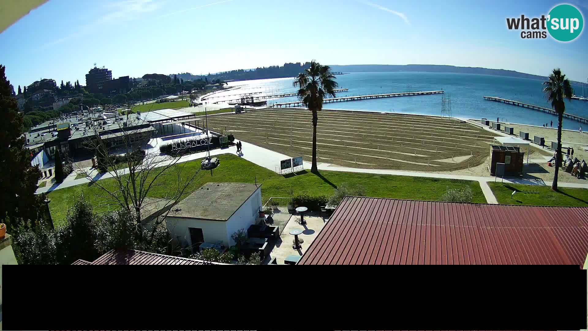 Spiaggia di Portorose live webcam