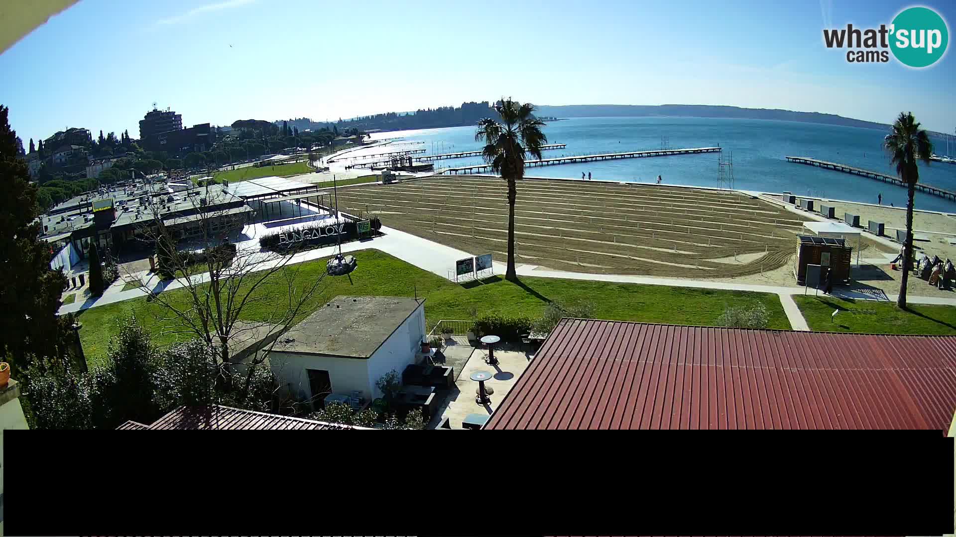 Playa Portorož camera en vivo