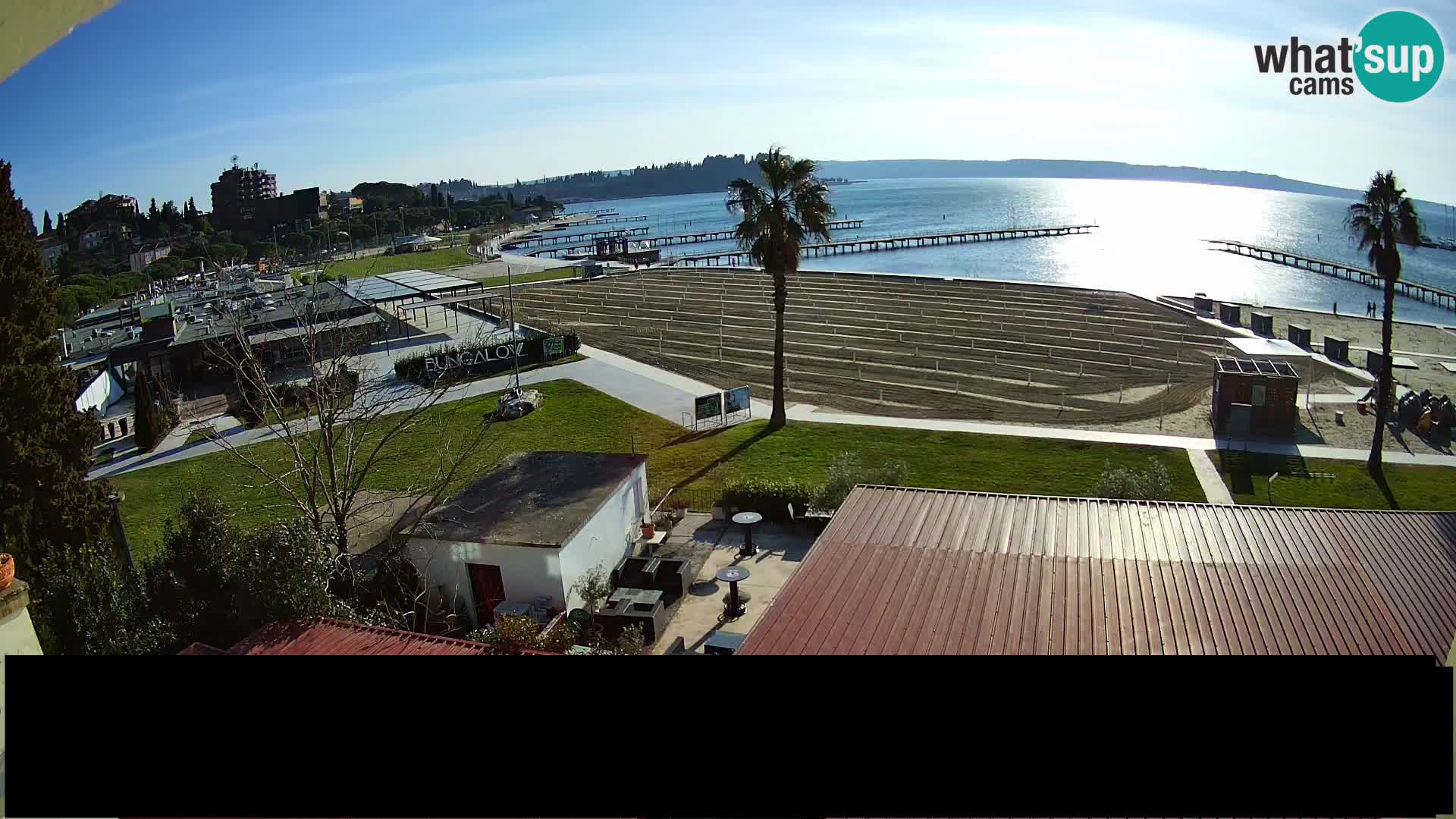 Webcam Live Playa de Portorož