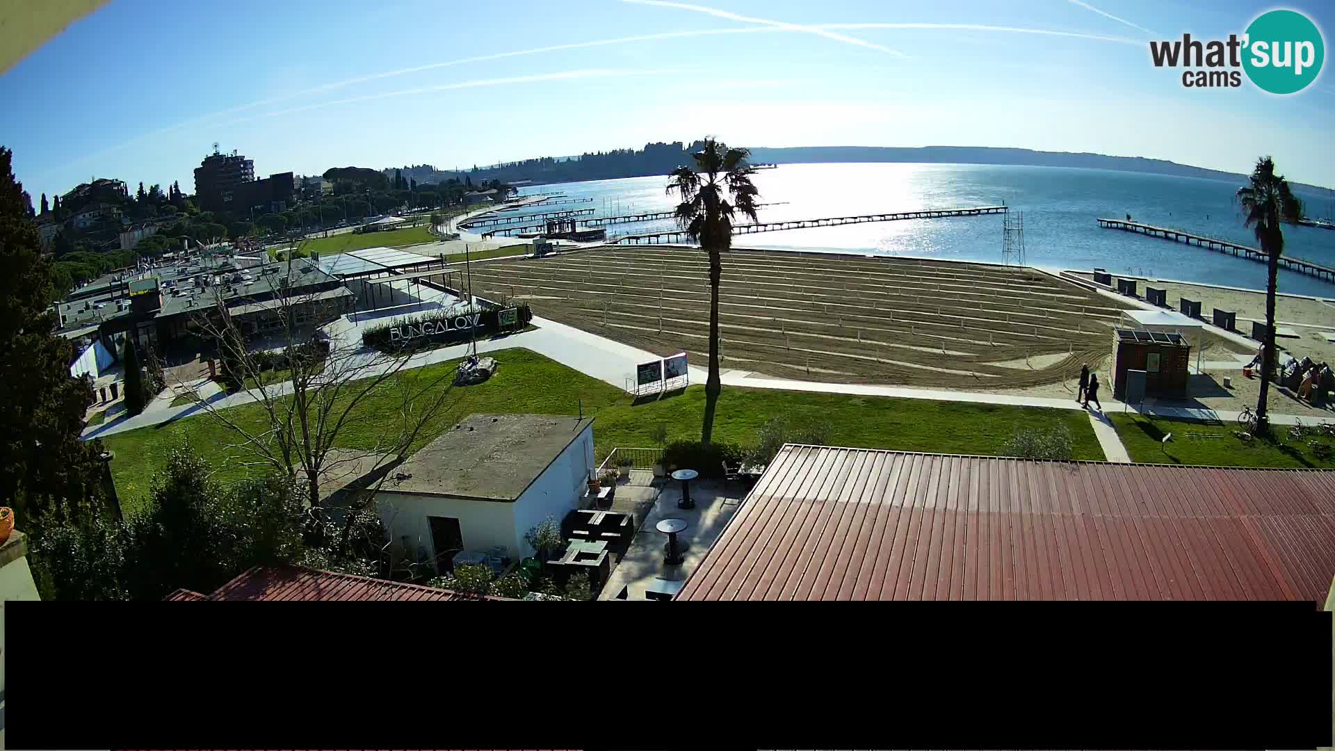 Playa Portorož camera en vivo