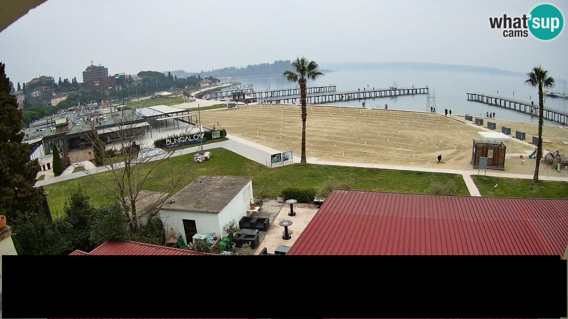 Webcam live Plage Portorož – Caffe Karamela