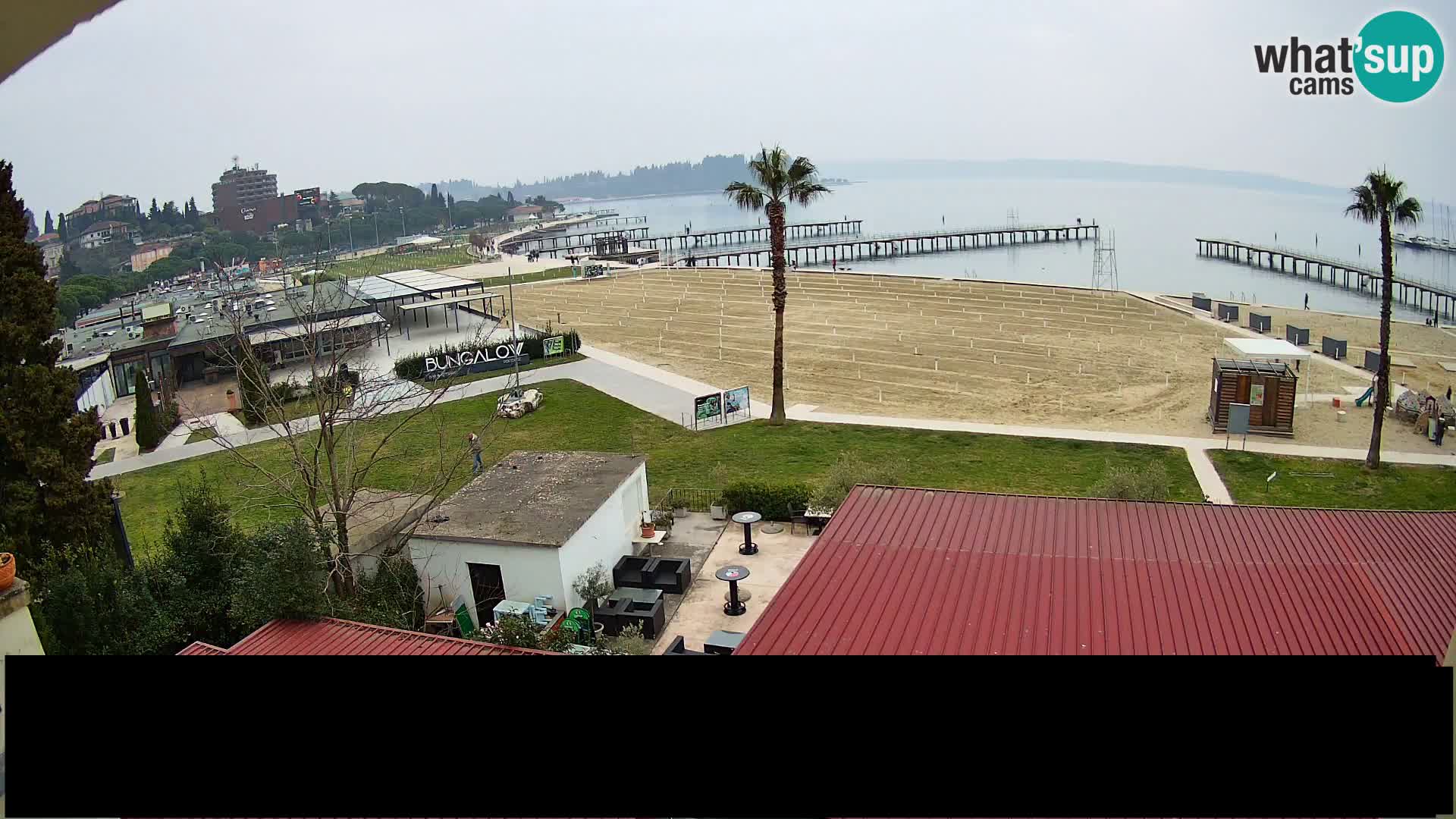 Webcam live Playa Portorož – Caffe Karamela