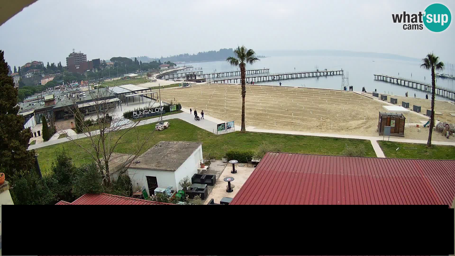 Webcam live Plage Portorož – Caffe Karamela