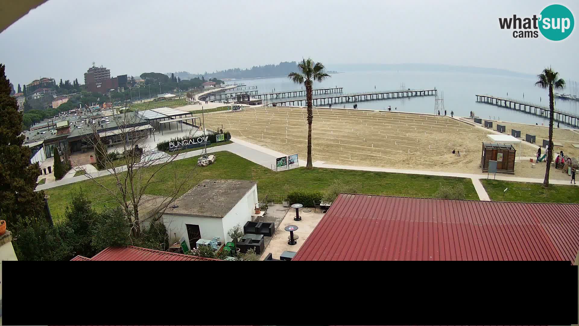 Webcam Live Strand in Portorož