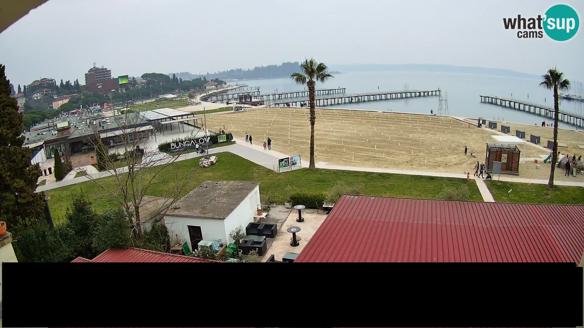 Webcam live Plage Portorož – Caffe Karamela