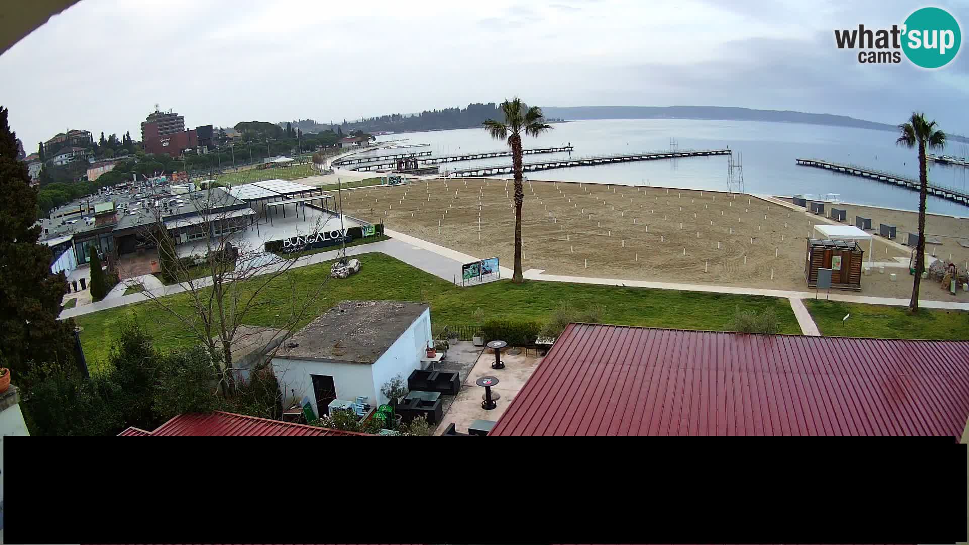 Webcam Live Strand in Portorož