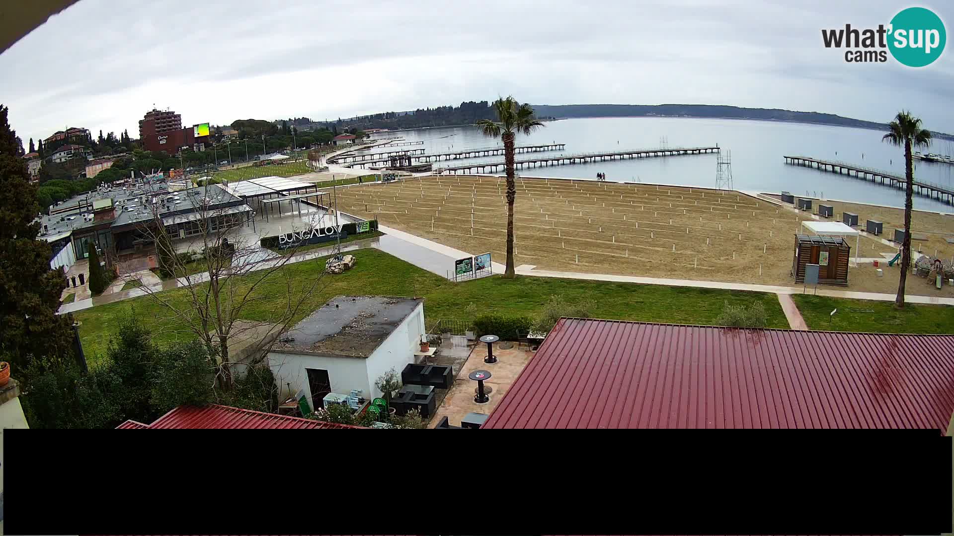 Playa Portorož camera en vivo