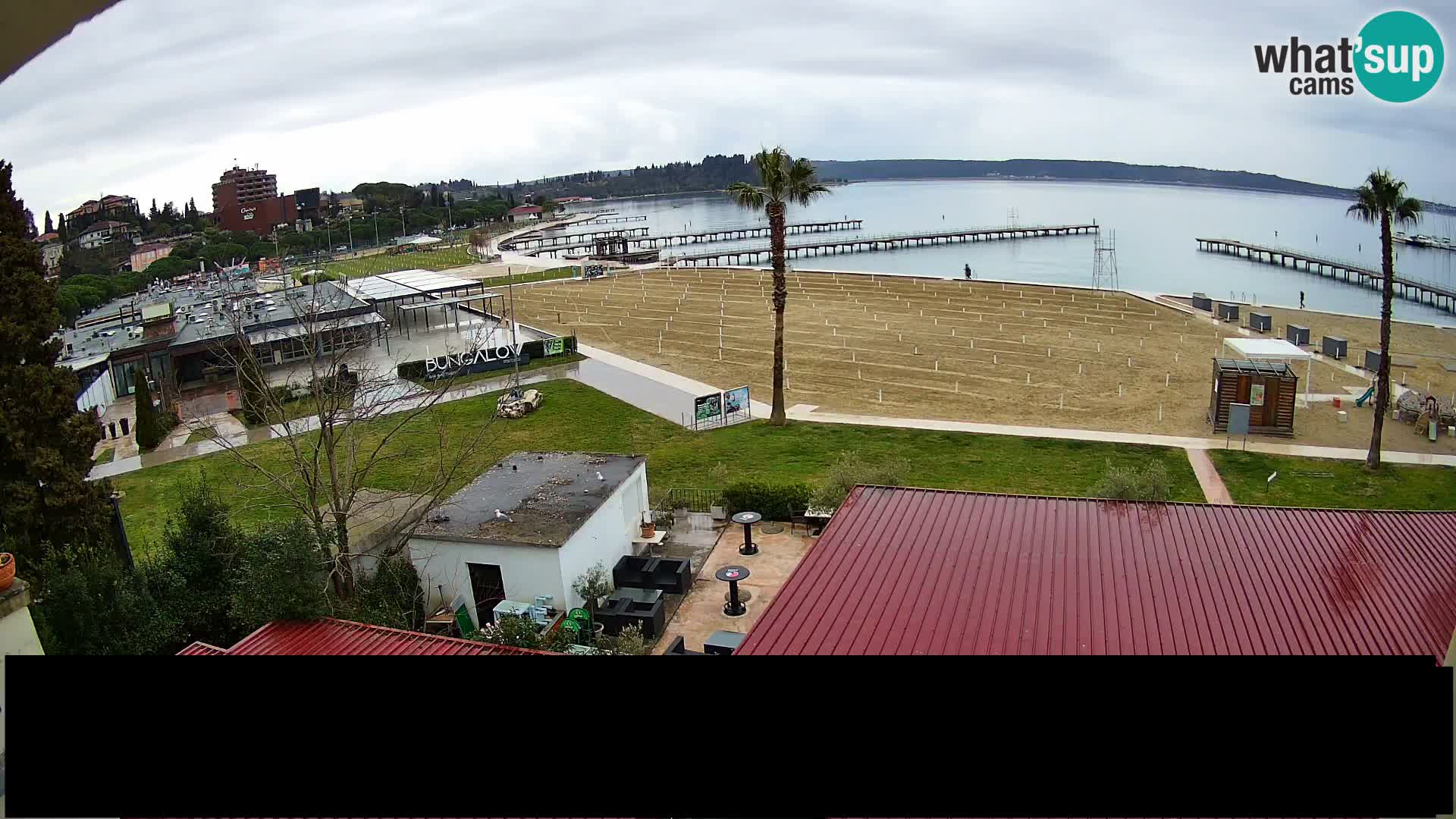 Playa Portorož camera en vivo