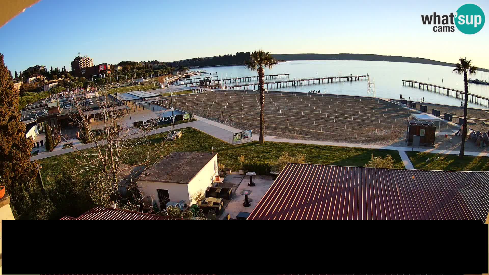 Webcam Portorož Strand – Karamela bar