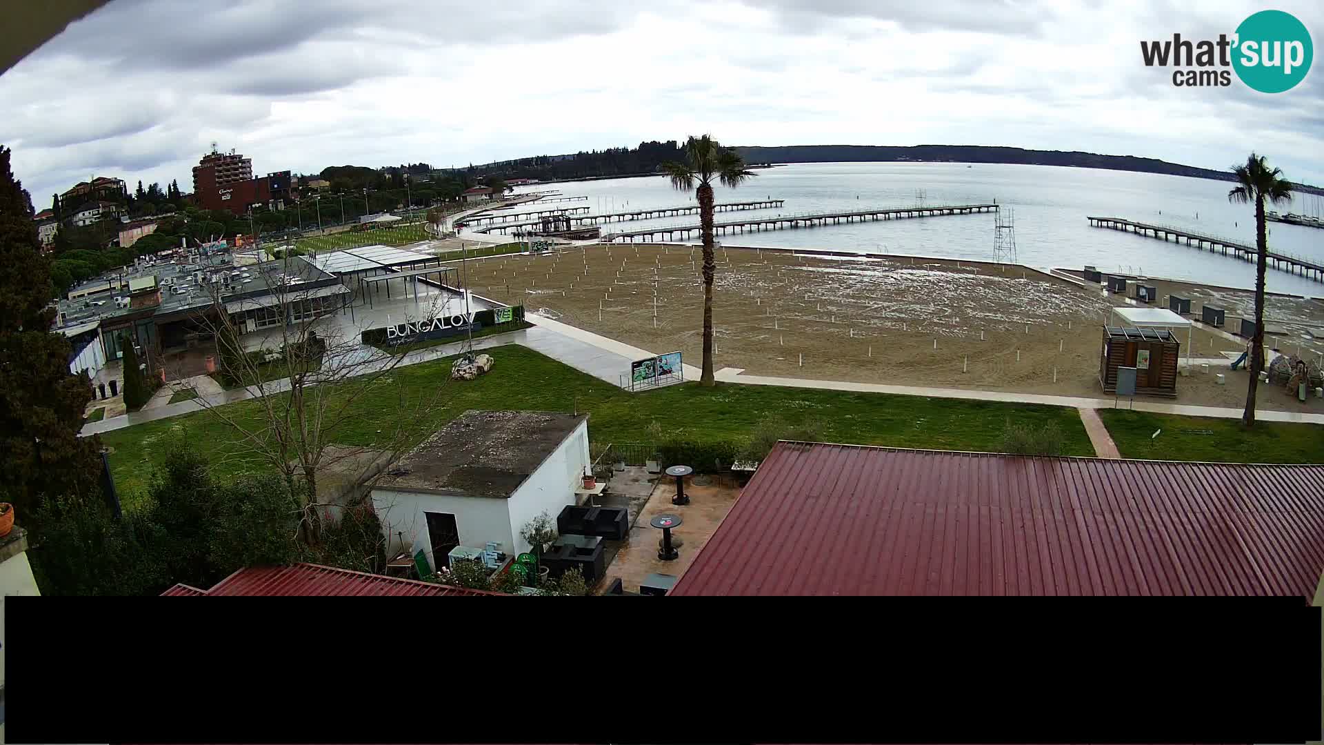 Spiaggia di Portorose live webcam