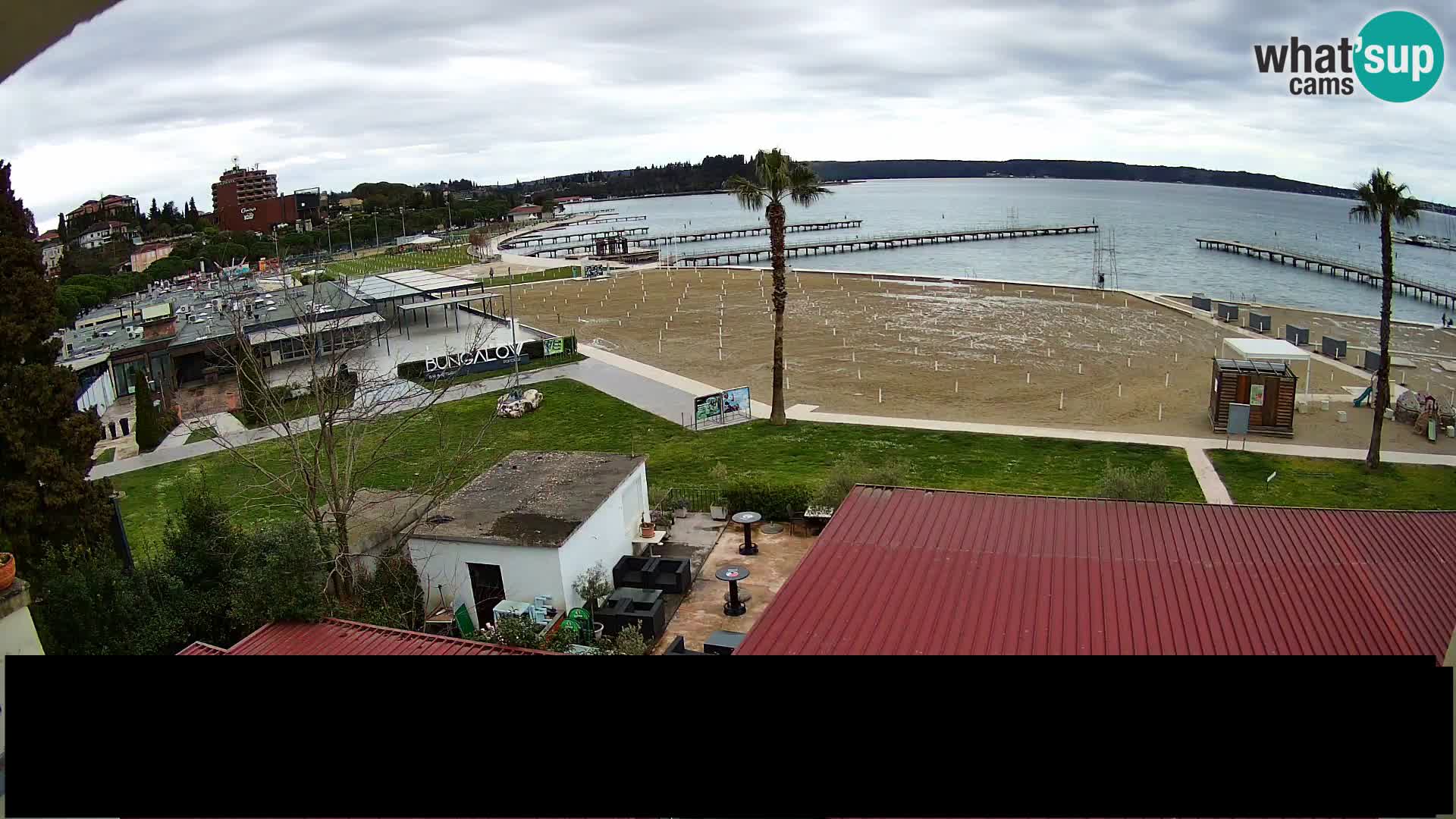 Spiaggia di Portorose live webcam