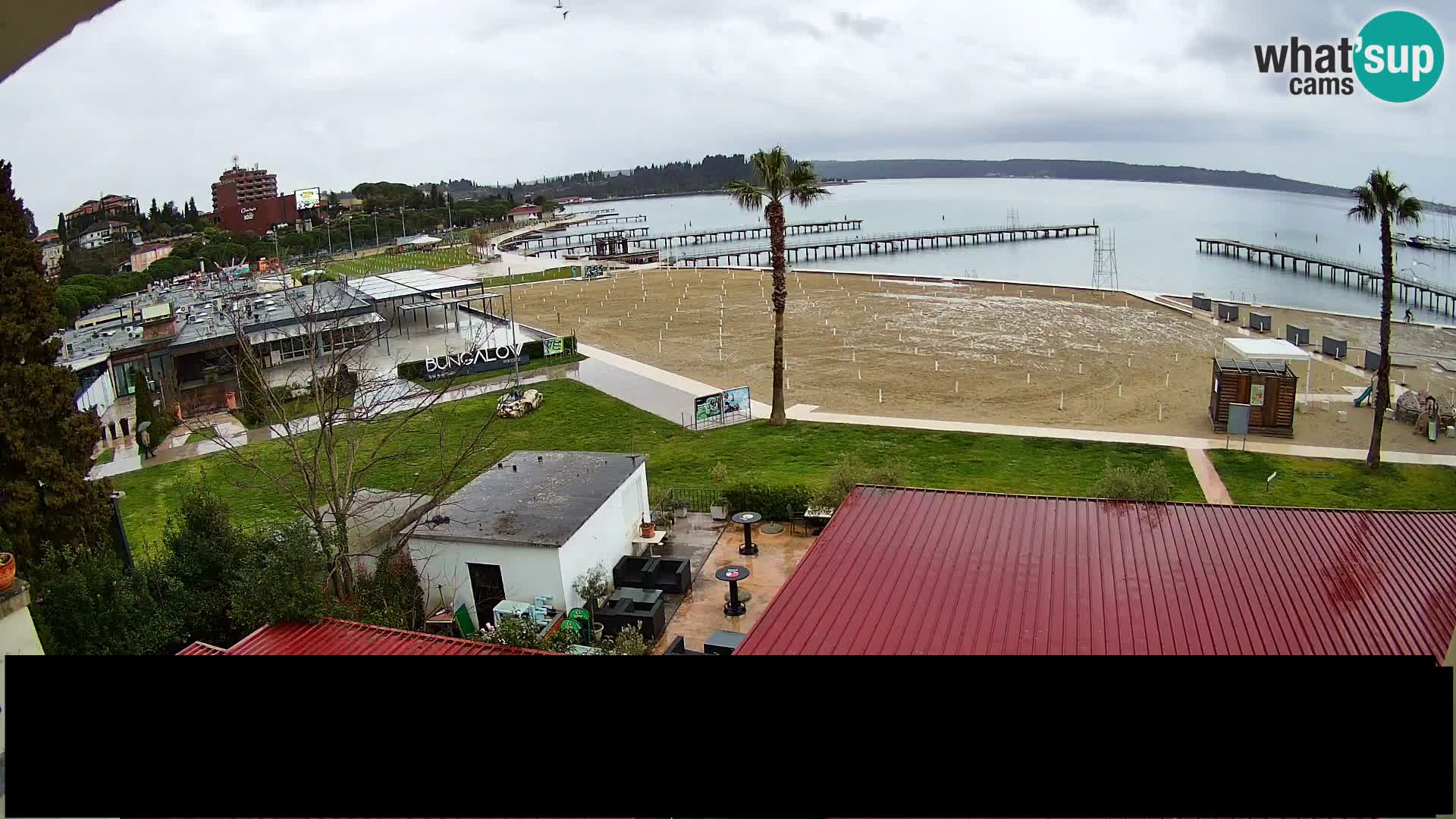 Webcam Live Playa de Portorož