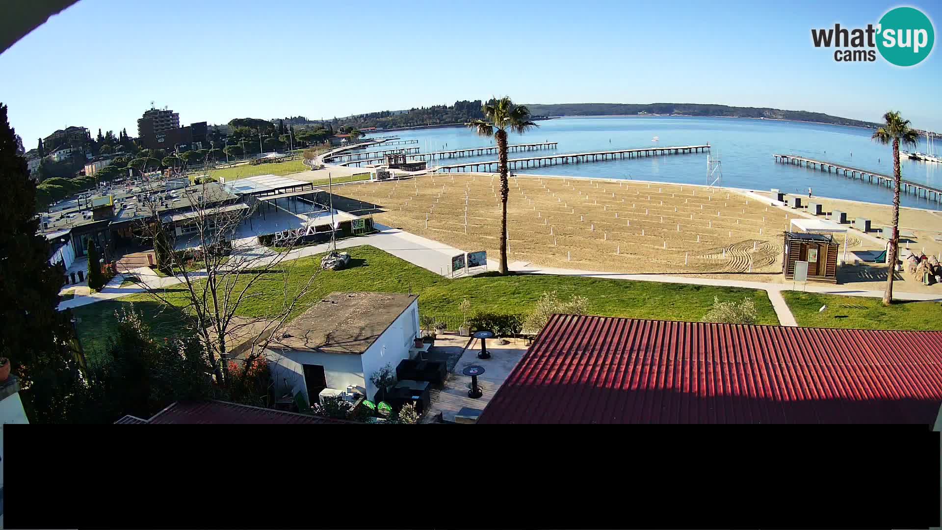 Spletna kamera plaža Portorož