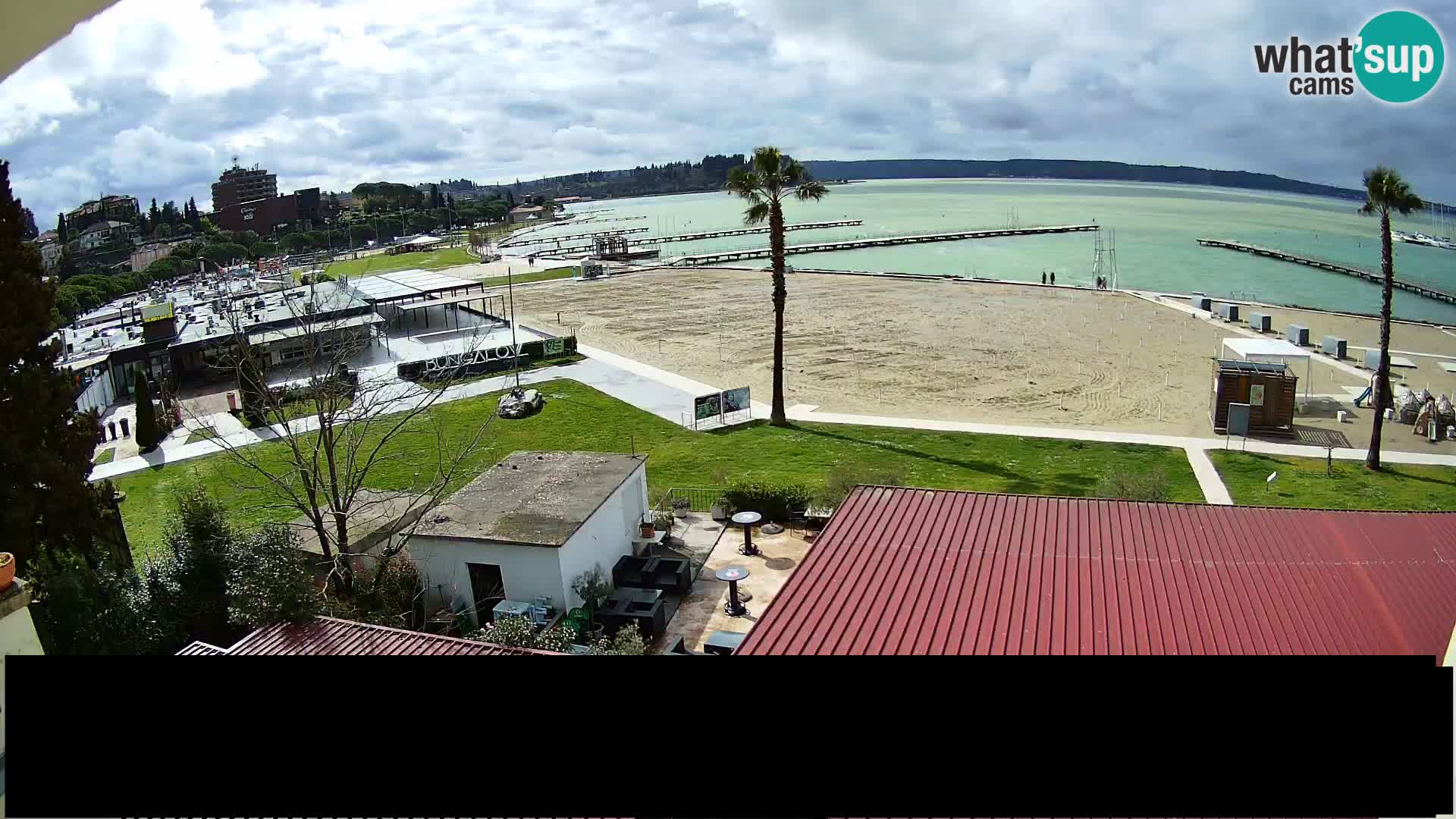 Spiaggia di Portorose live webcam