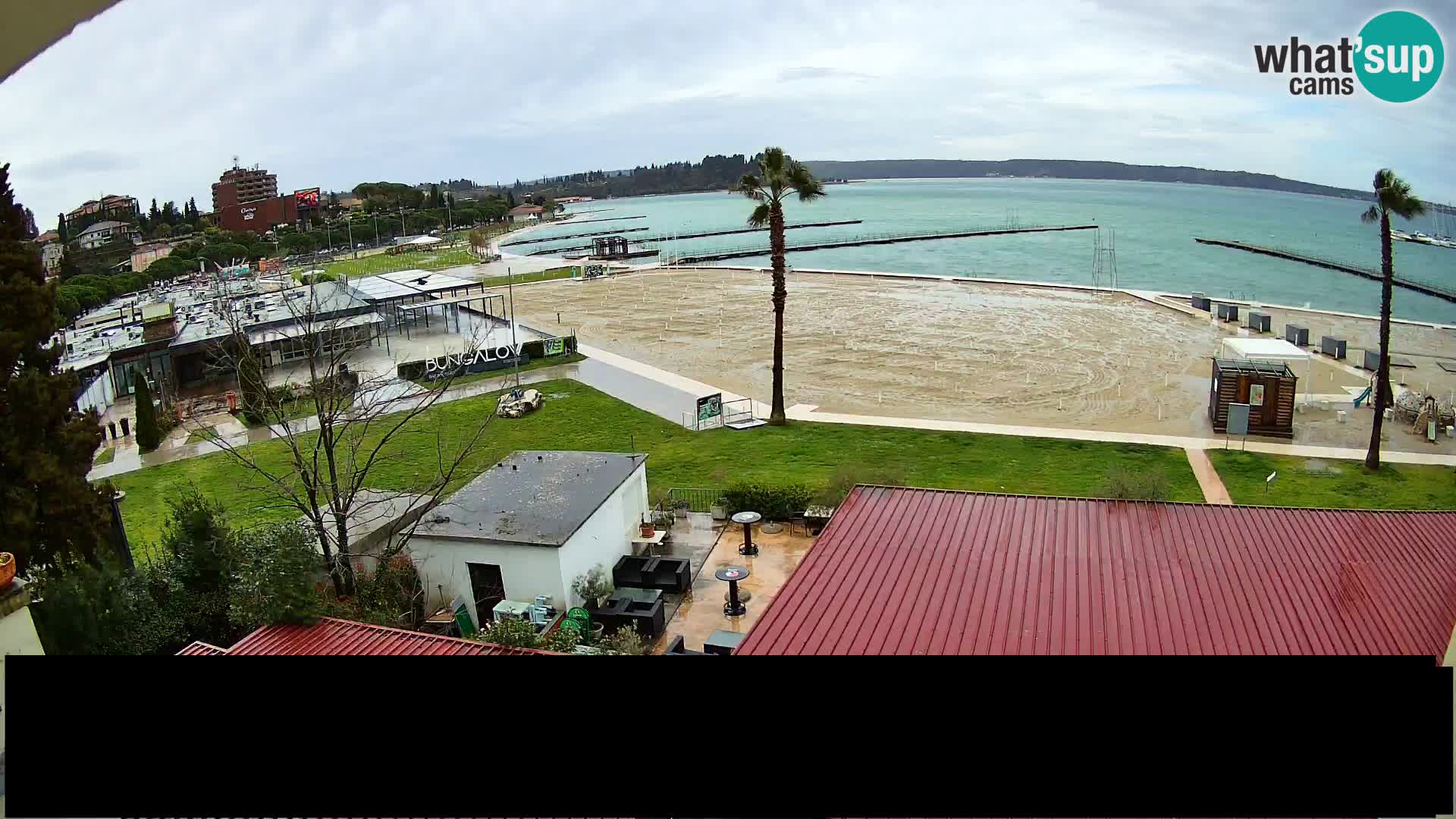 Spiaggia di Portorose live webcam