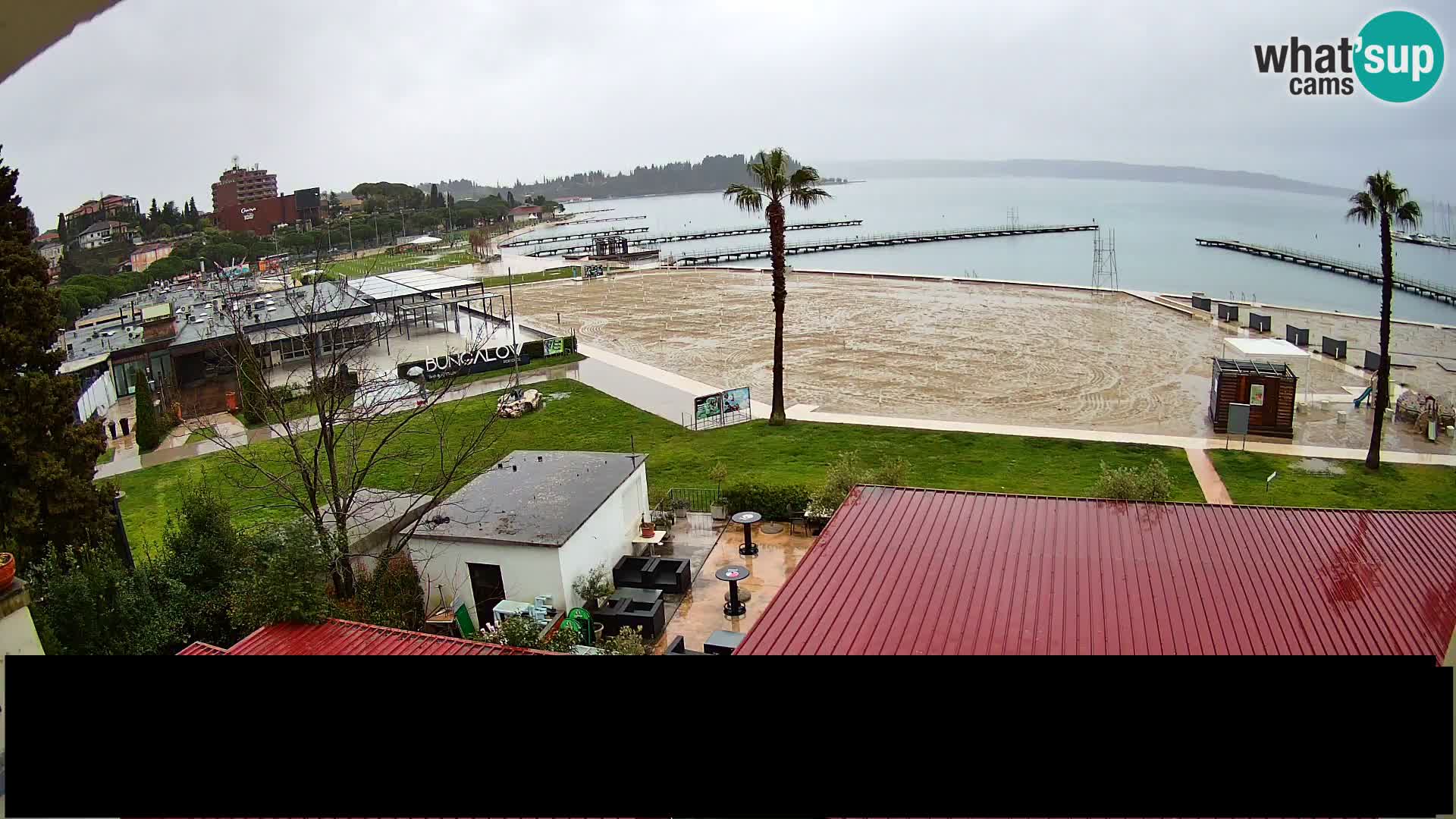 Webcam live Playa Portorož – Caffe Karamela