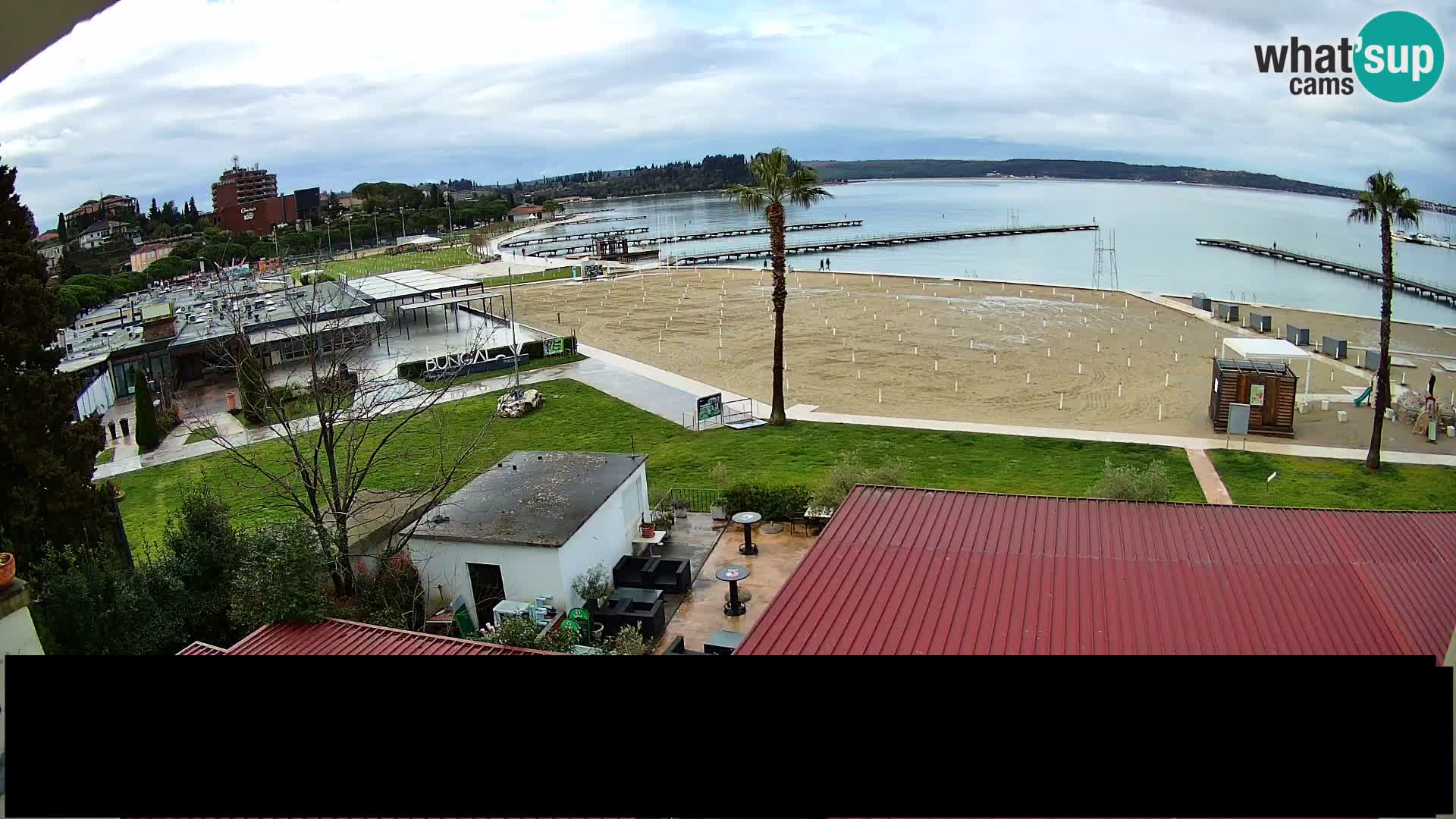 Webcam Live Playa de Portorož