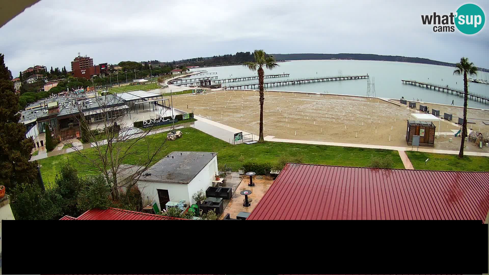 Plage Portorož live cam