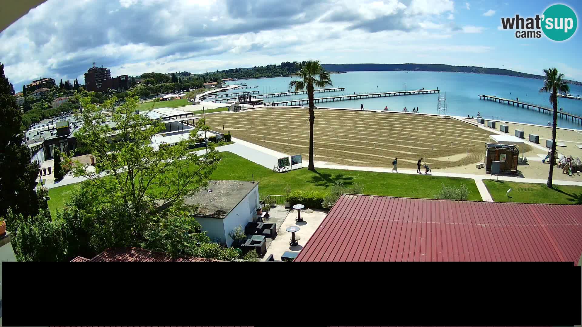 Plage Portorož live cam